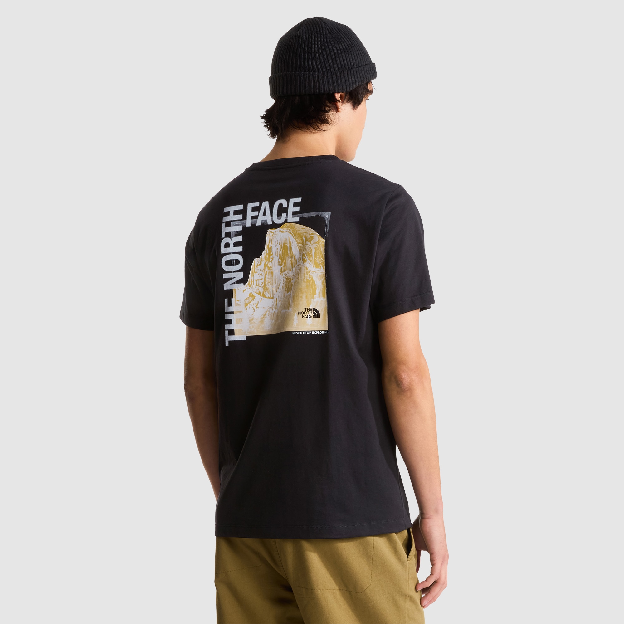 Imagen 3 de Camiseta gráfica recta para hombre Half Dome Photo The North Face - Negro Negro