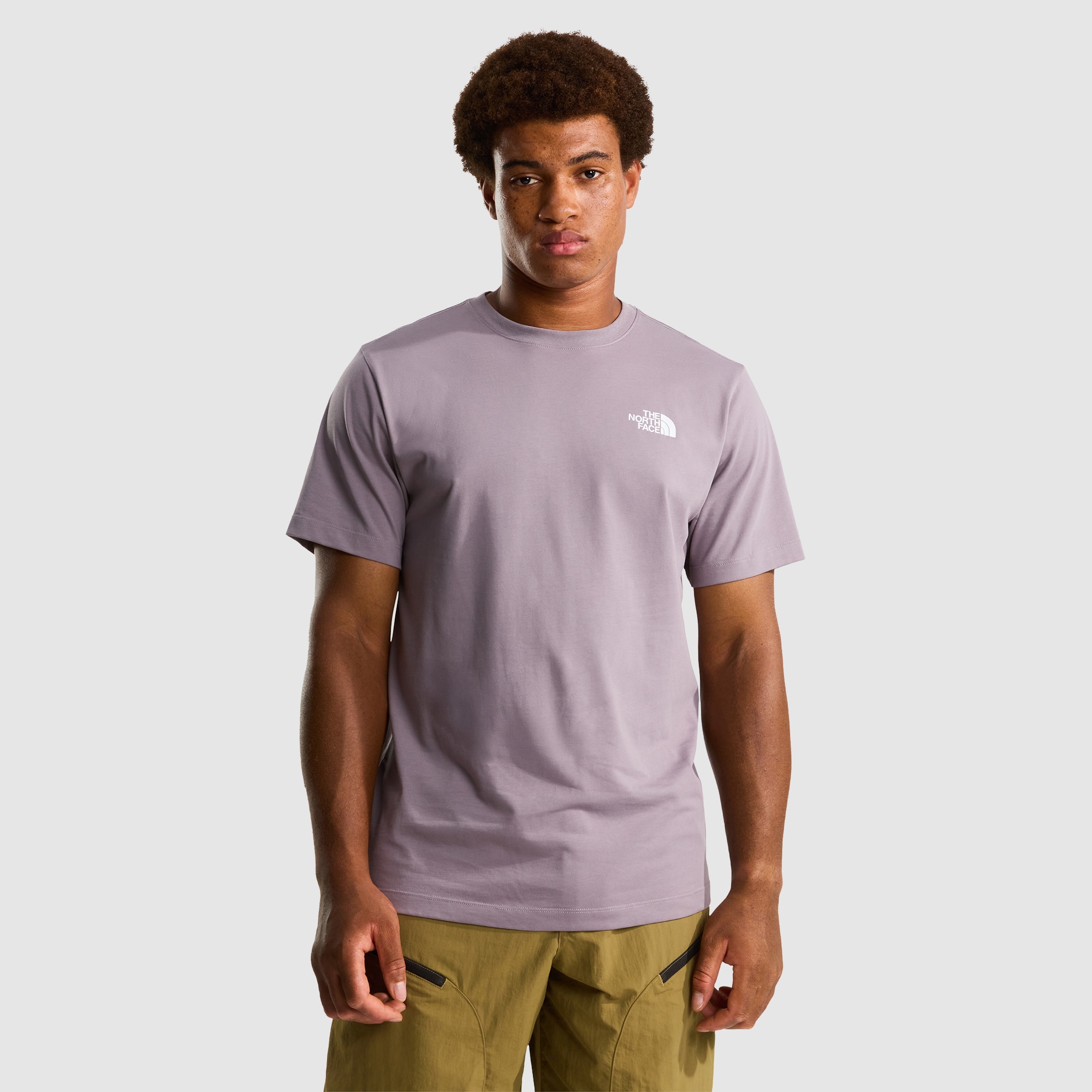 Camiseta recta para hombre NSE Box The North Face - Gris Gris-1