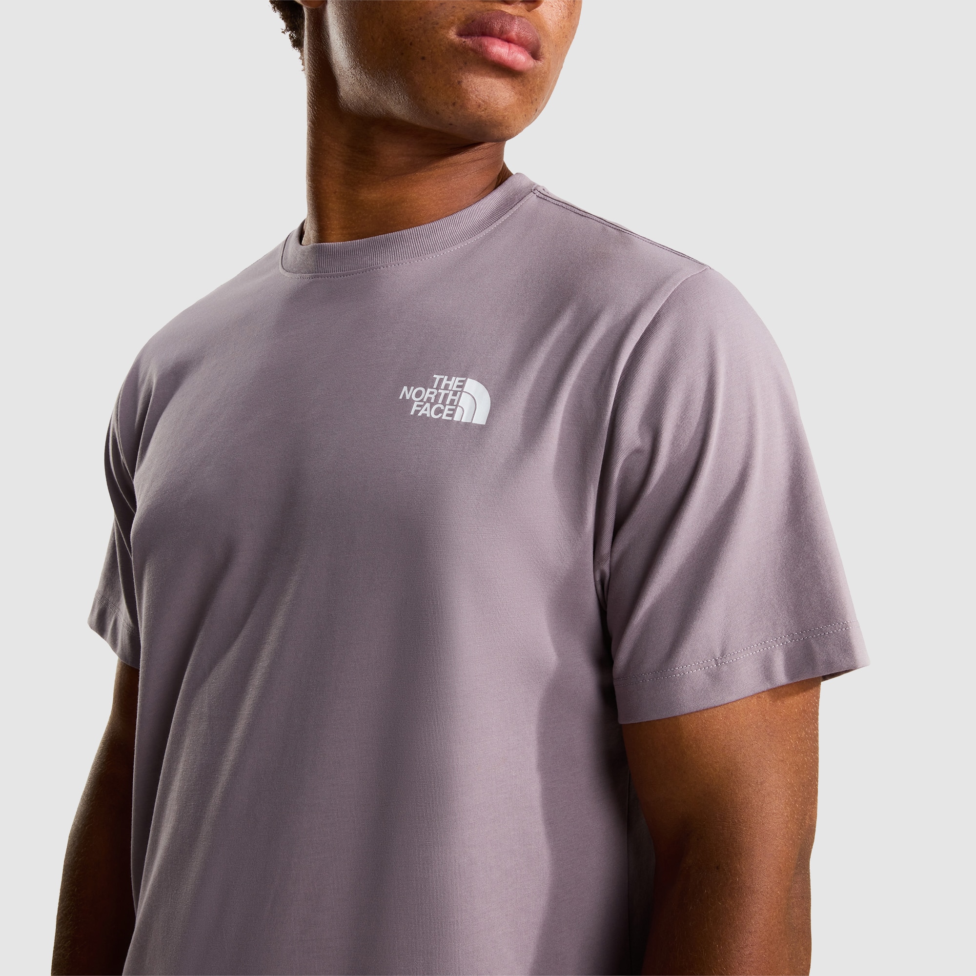 Camiseta recta para hombre NSE Box The North Face - Gris Gris-4