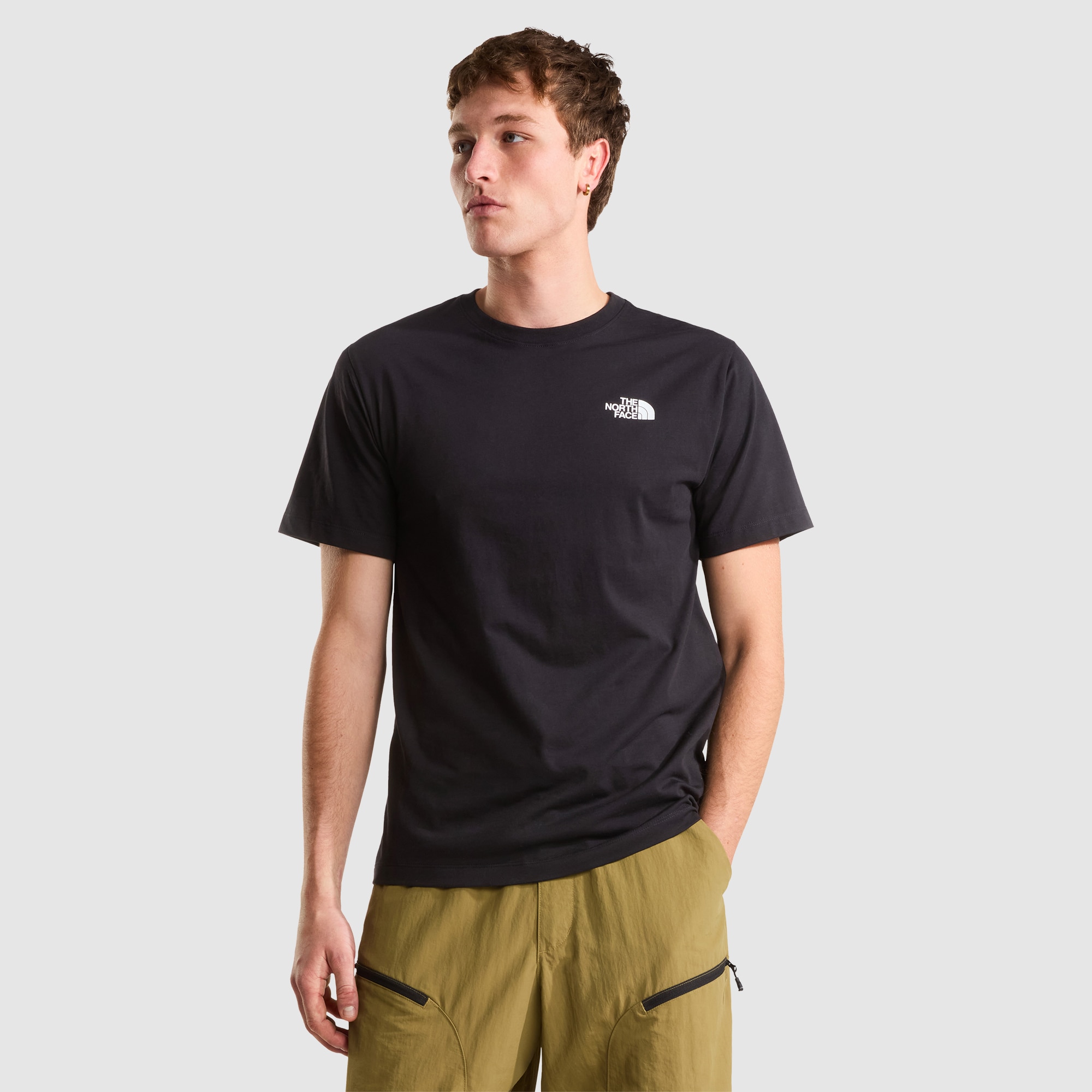 Camiseta recta para hombre NSE Box The North Face - Negro Negro-1