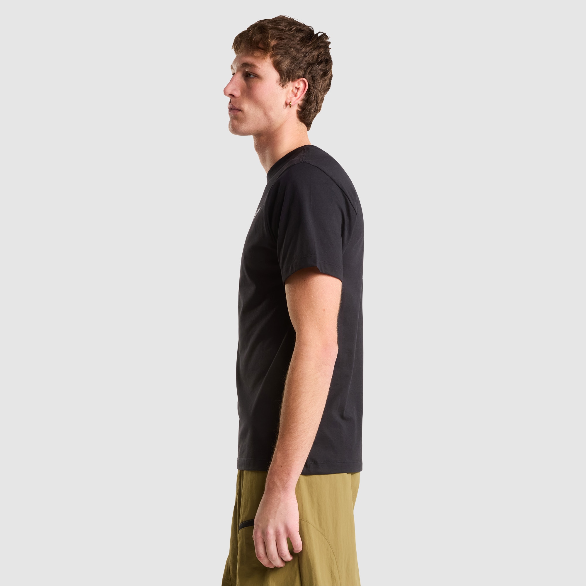 Camiseta recta para hombre NSE Box The North Face - Negro Negro-4