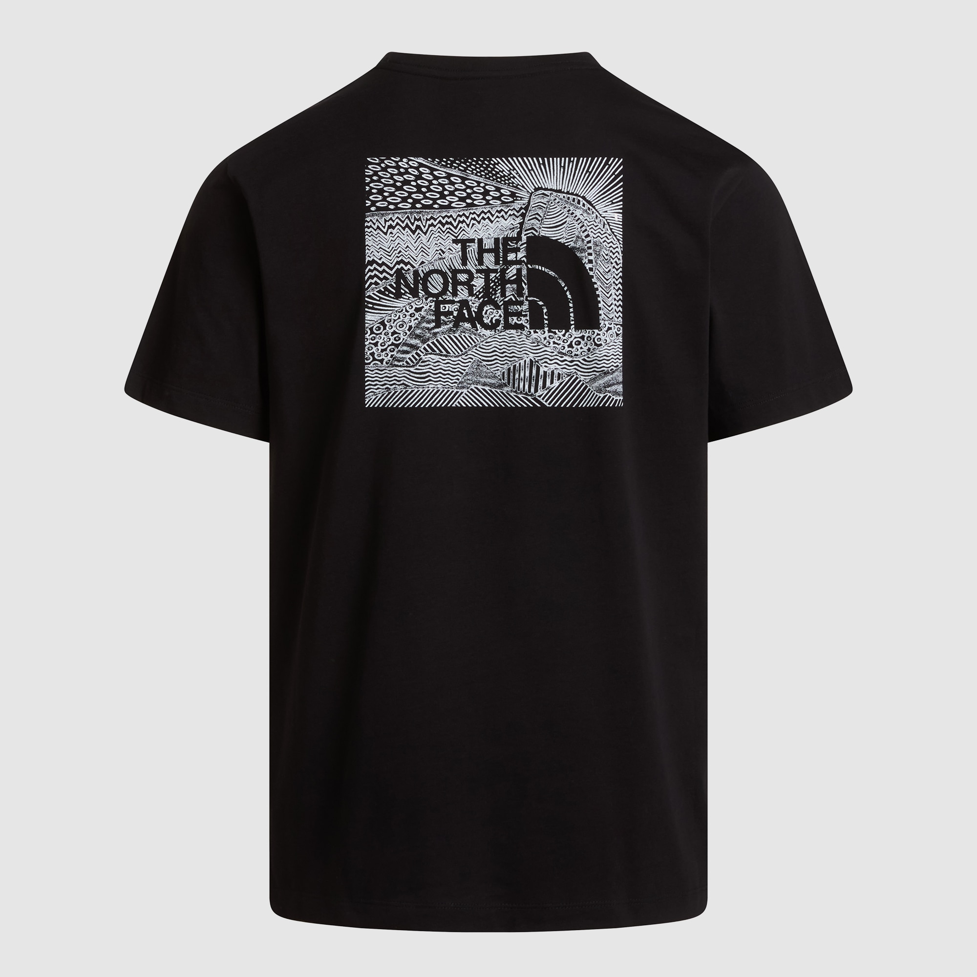 Camiseta recta para hombre NSE Box The North Face - Negro Negro-8