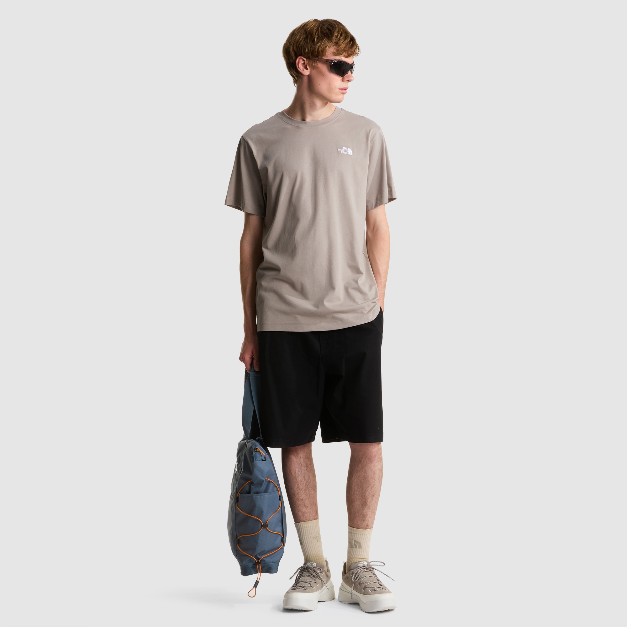 Camiseta recta para hombre Simple Dome Evolution The North Face - Gris Gris-4