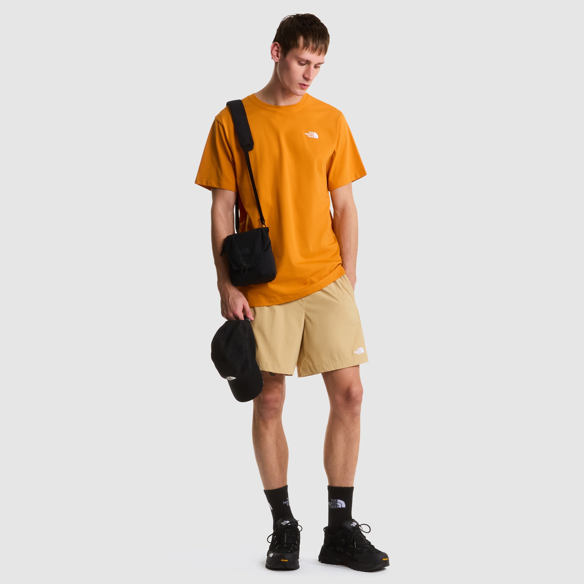 Camiseta recta para hombre Simple Dome Evolution The North Face - Naranja Naranja-4