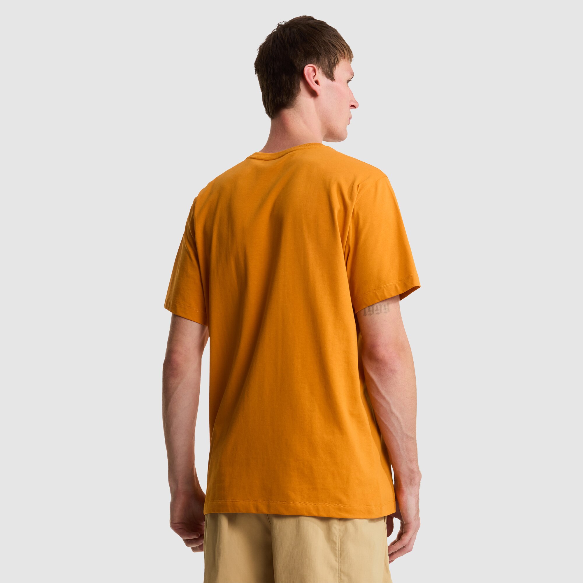 Camiseta recta para hombre Simple Dome Evolution The North Face - Naranja Naranja-5