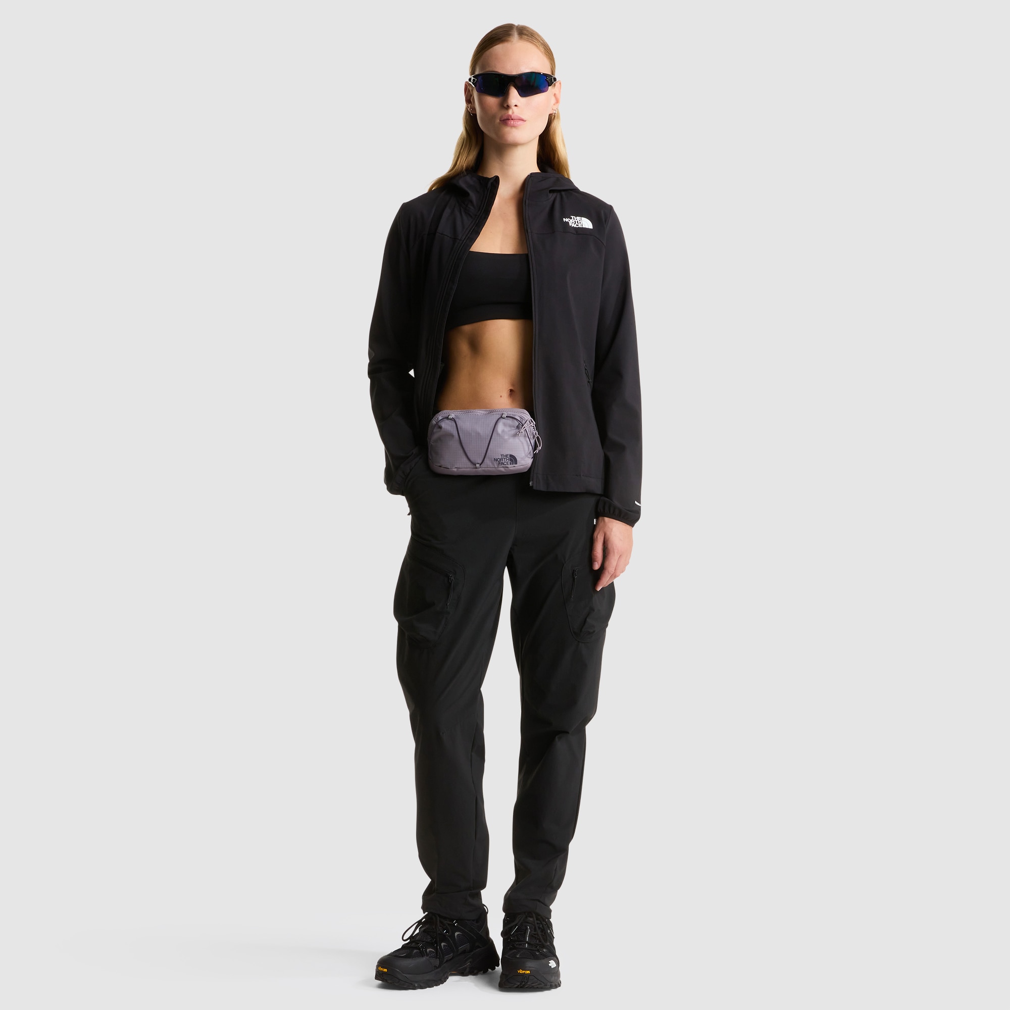 Pantalón de chándal plegable recto de corte regular para mujer The North Face - Negro Negro-2