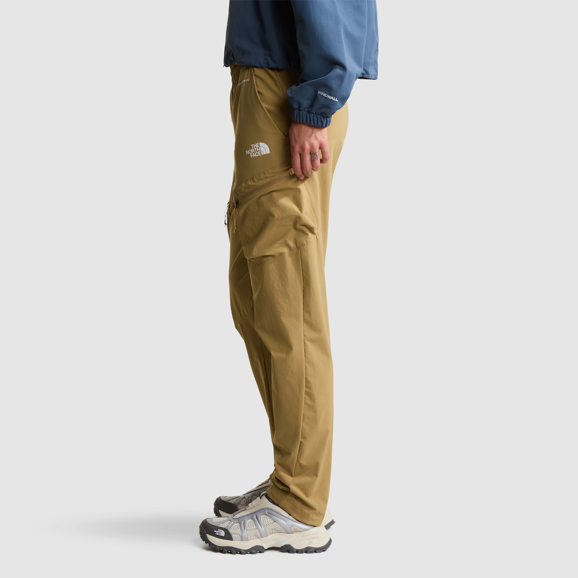 Pantalón de chándal plegable recto de corte regular para mujer The North Face - Beige Beige-4