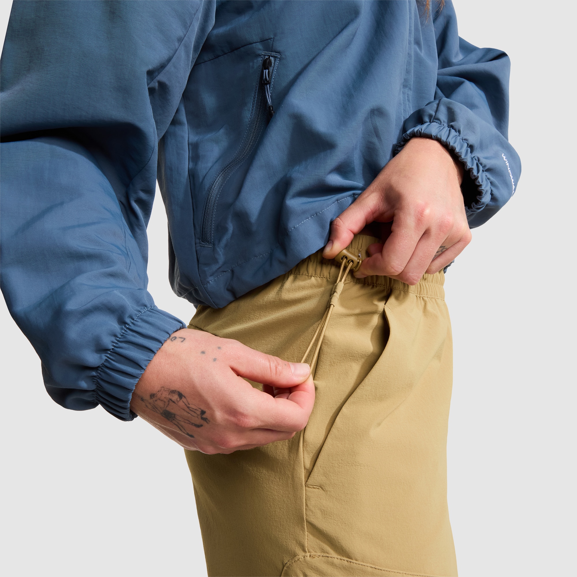 Pantalón de chándal plegable recto de corte regular para mujer The North Face - Beige Beige-6