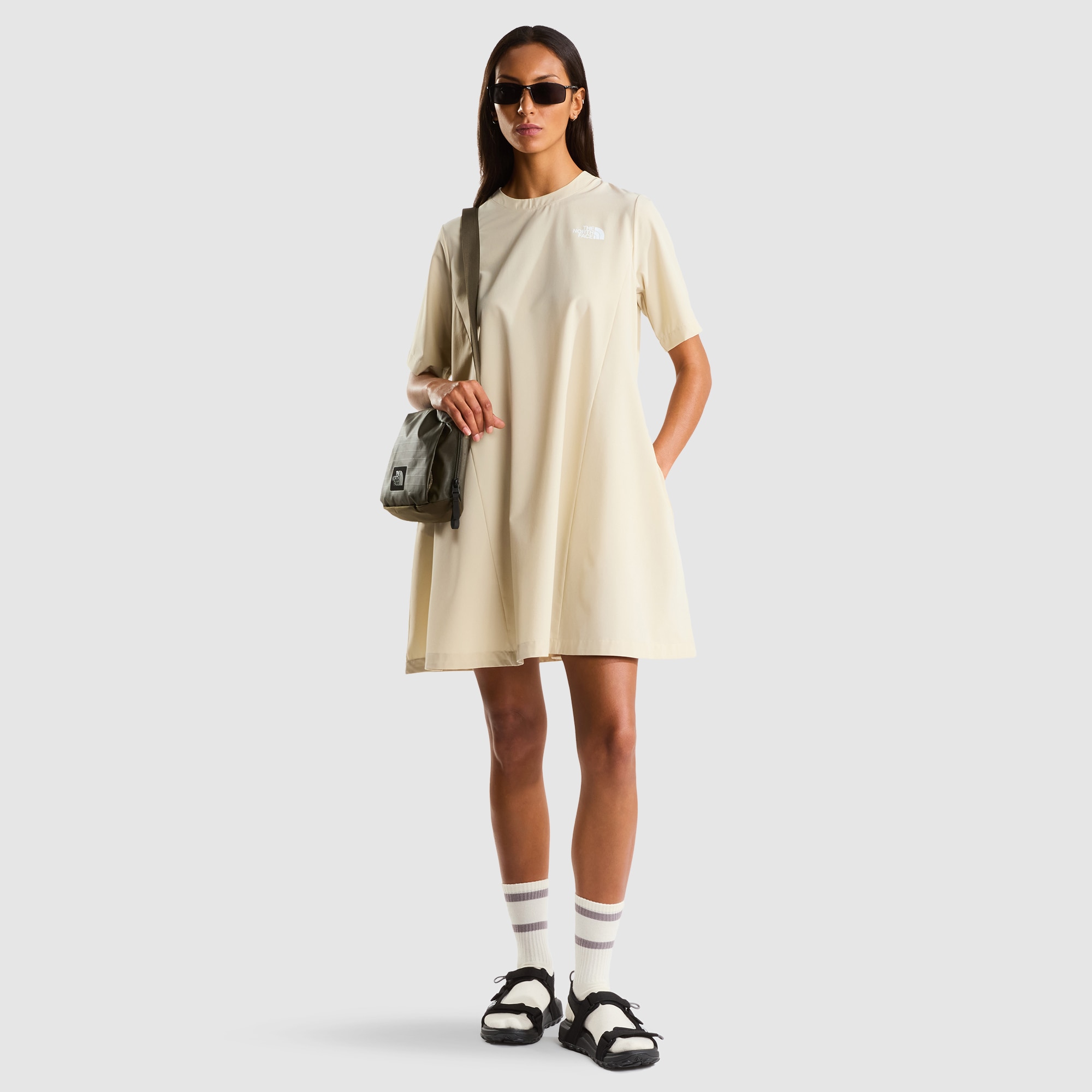 Vestido plegable para mujer The North Face - Beige Beige-2