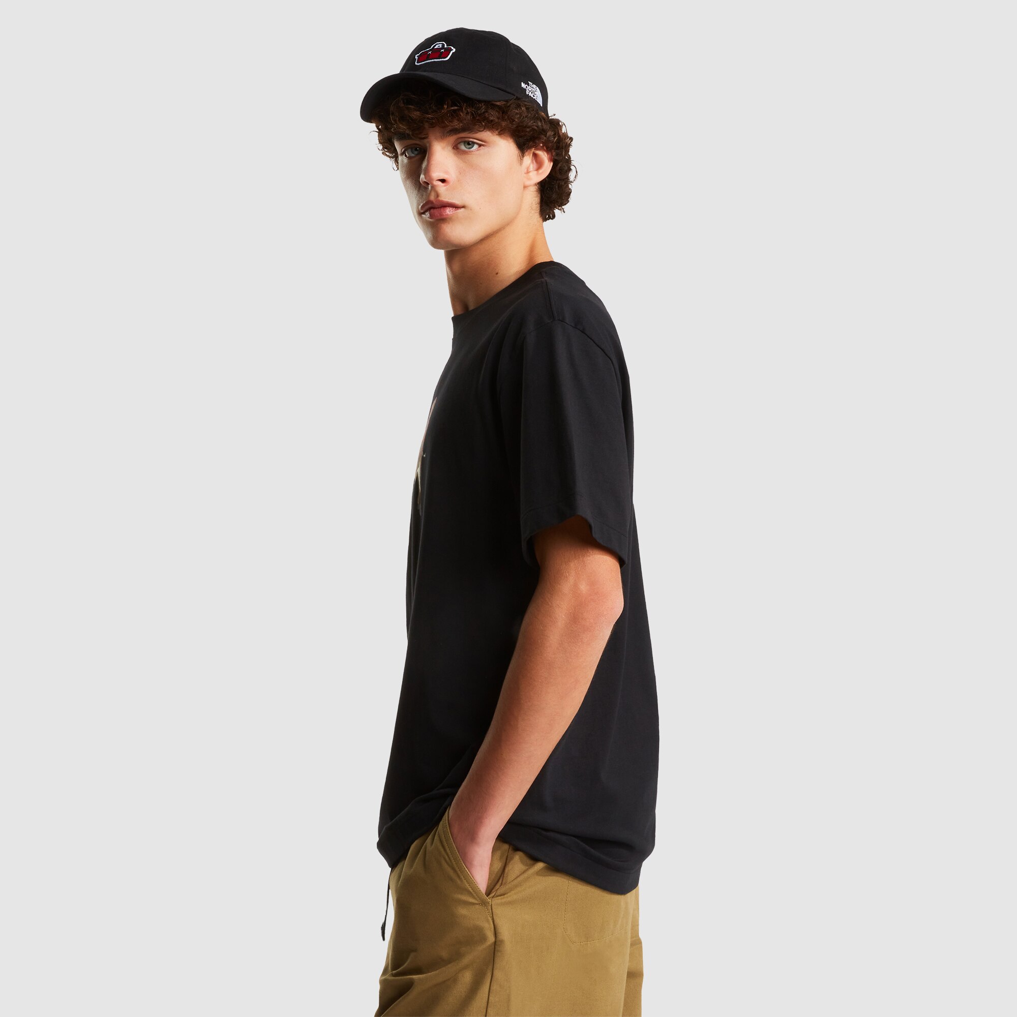 Camiseta holgada con estampado para hombre Donkey Taxi The North Face - Negro Negro-4