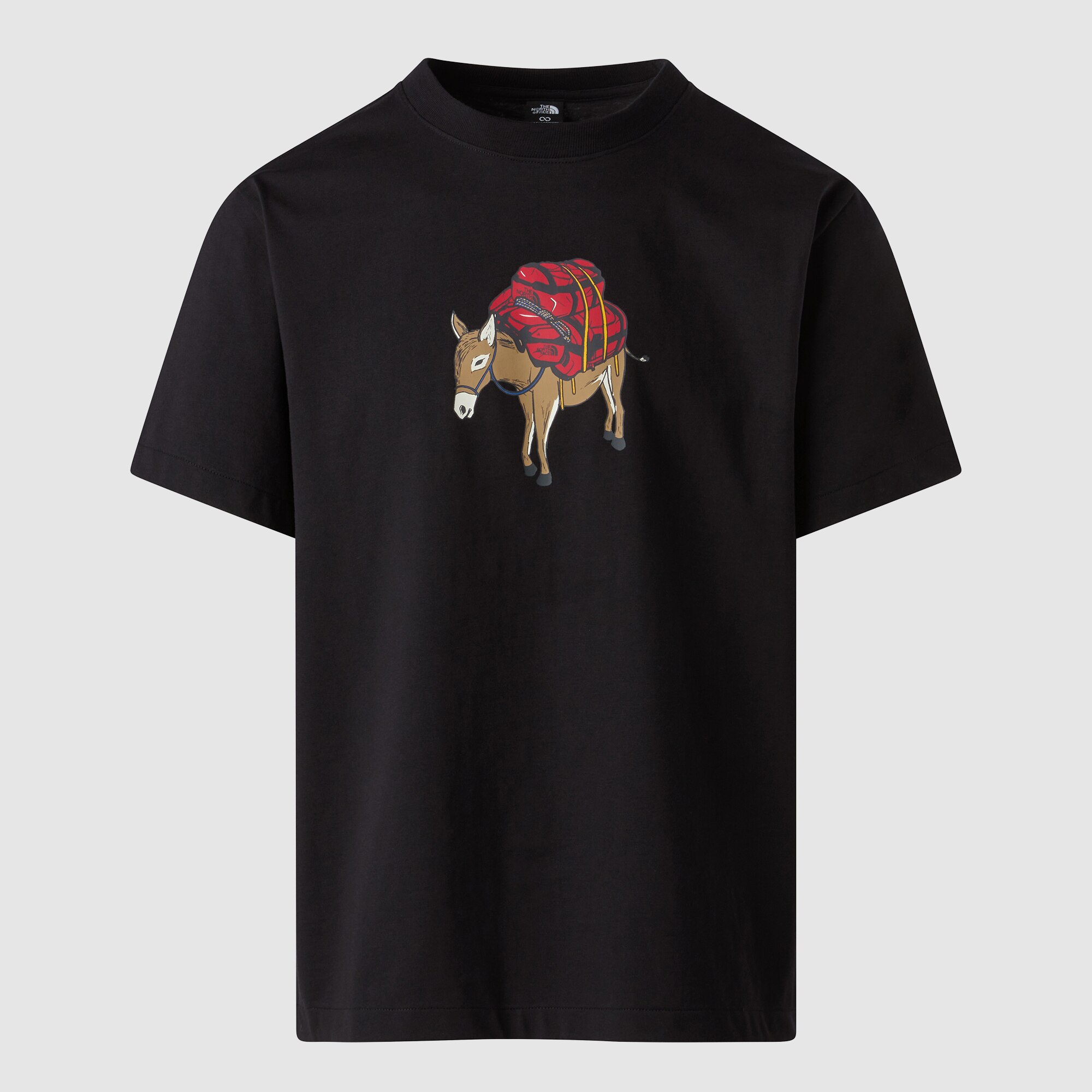 Camiseta holgada con estampado para hombre Donkey Taxi The North Face - Negro Negro-6