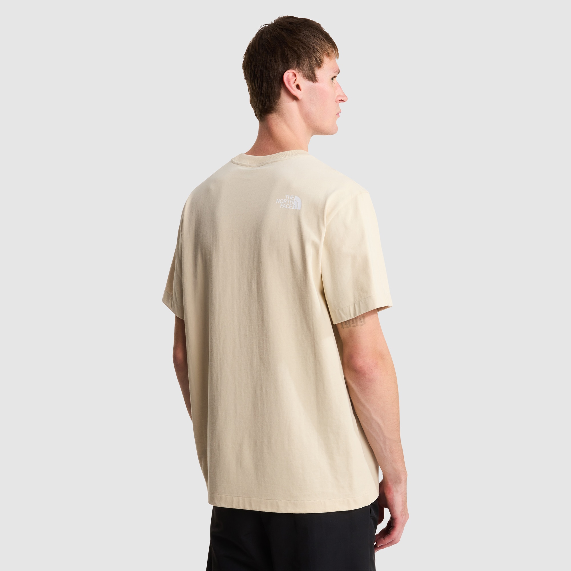 Camiseta holgada con estampado para hombre Donkey Taxi The North Face - Beige Beige-3
