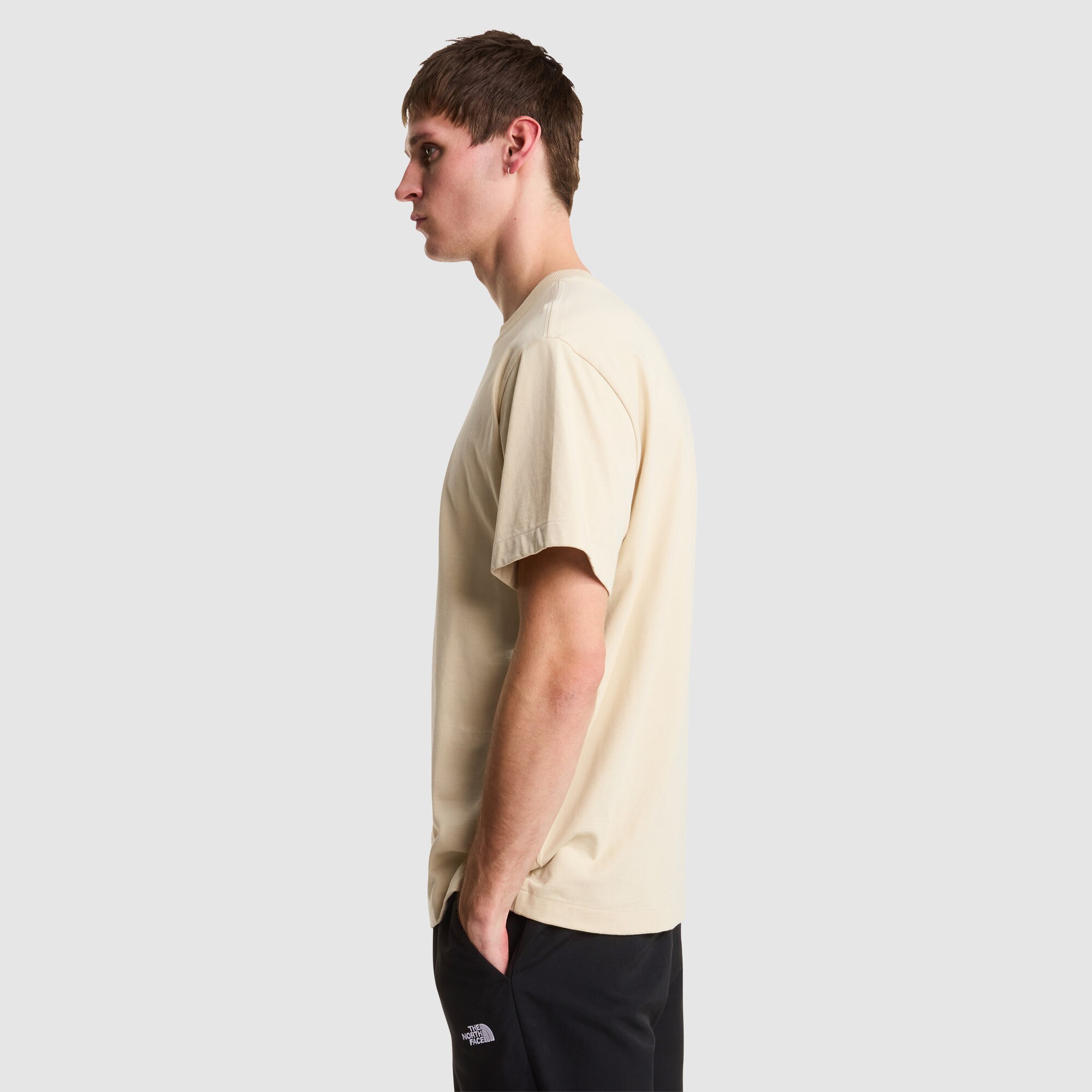Camiseta holgada con estampado para hombre Donkey Taxi The North Face - Beige Beige-4