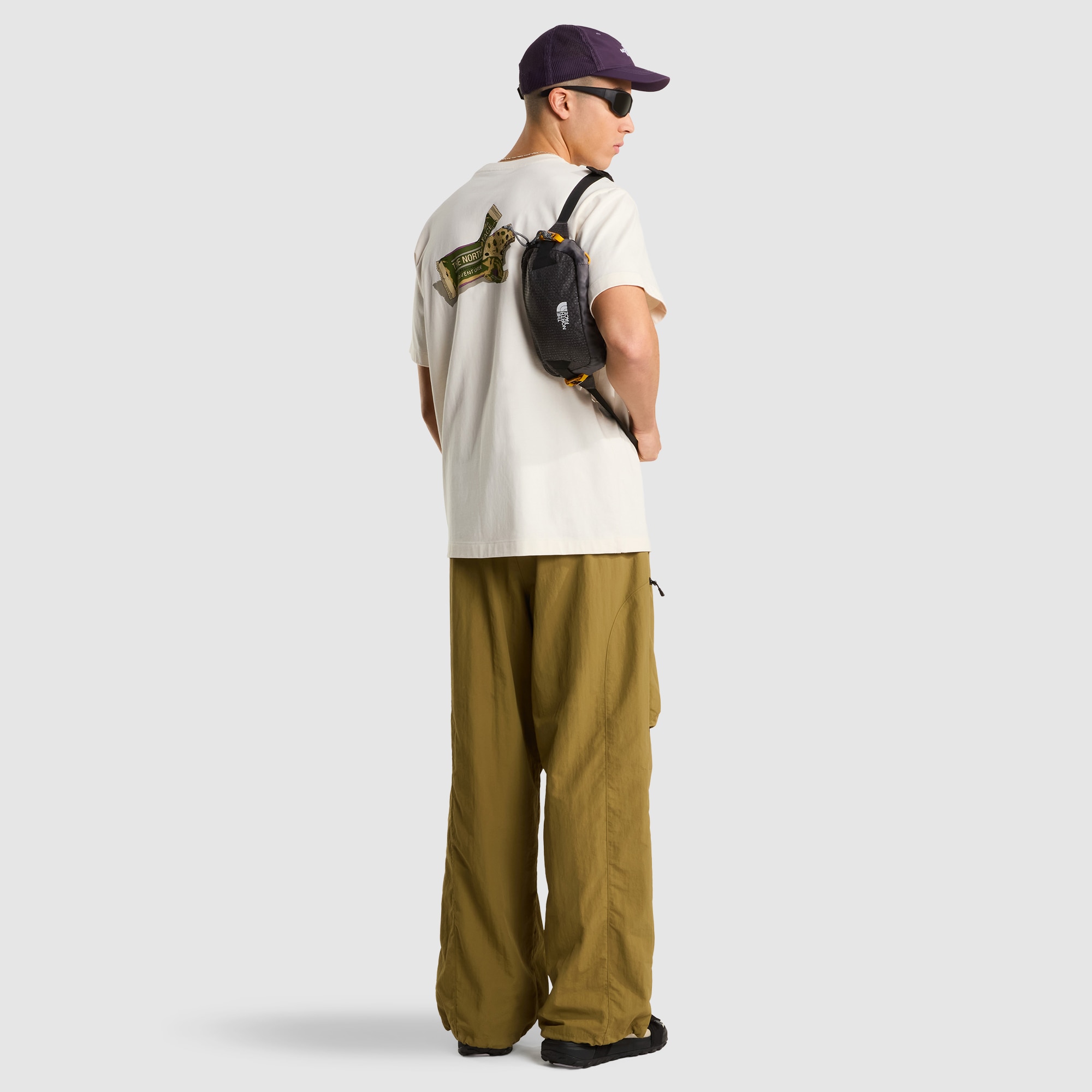 Camiseta holgada con estampado gráfico para hombre TNF Snack The North Face - Blanco Blanco-4