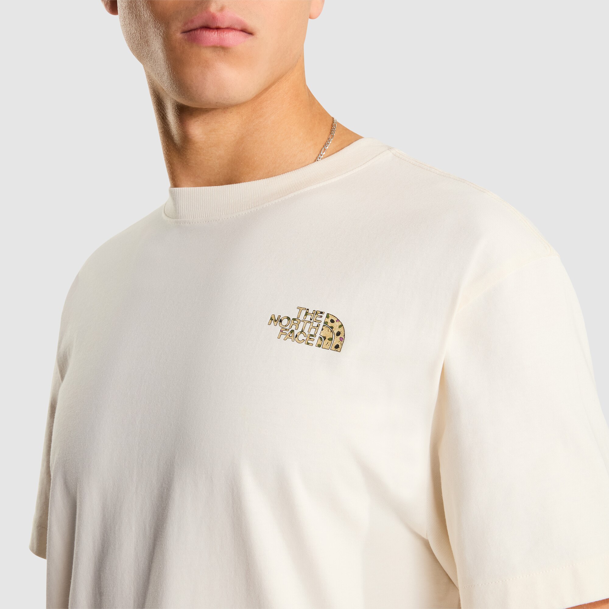 Camiseta holgada con estampado gráfico para hombre TNF Snack The North Face - Blanco Blanco-7
