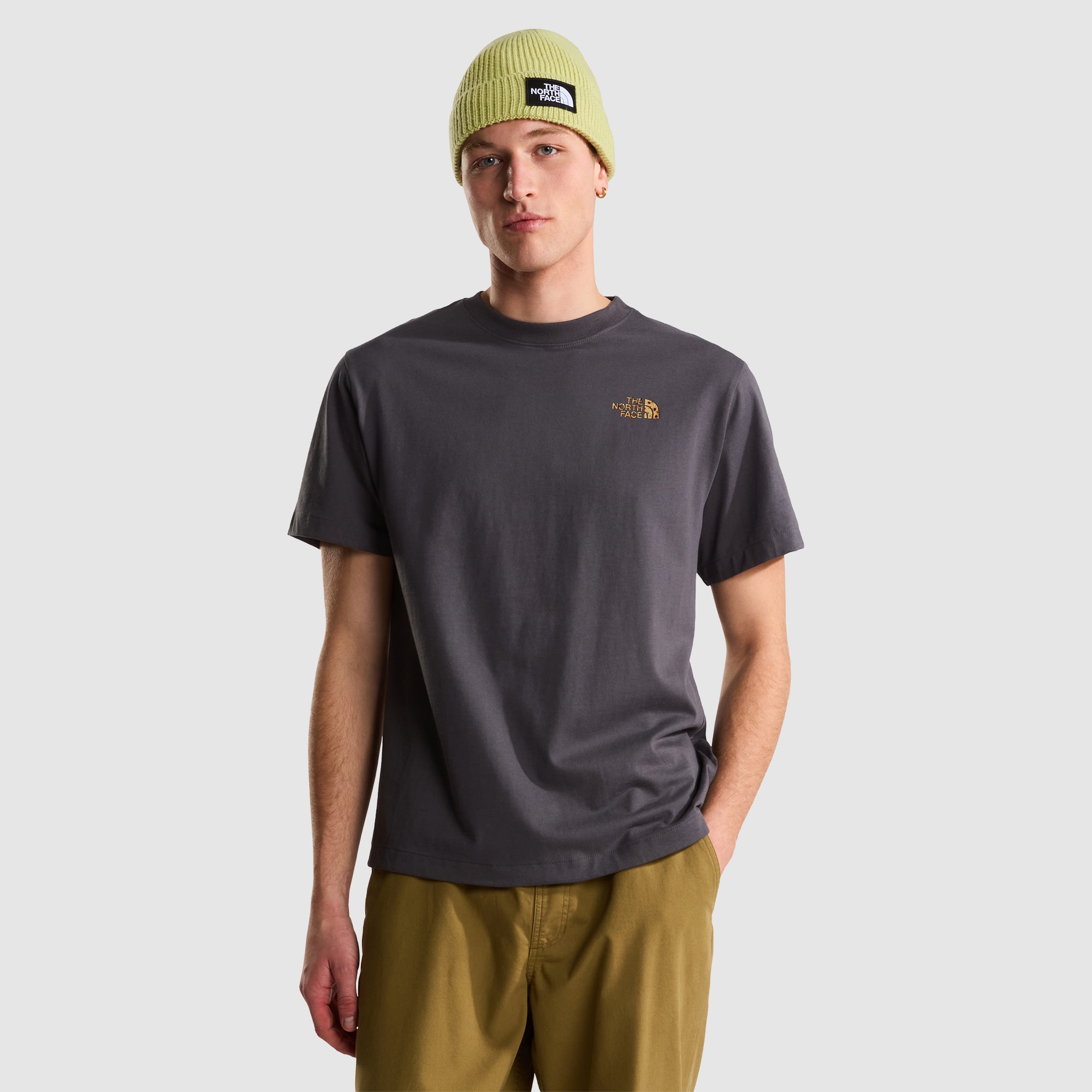Imagen 0 de Camiseta holgada con estampado gráfico para hombre TNF Snack The North Face Gris
