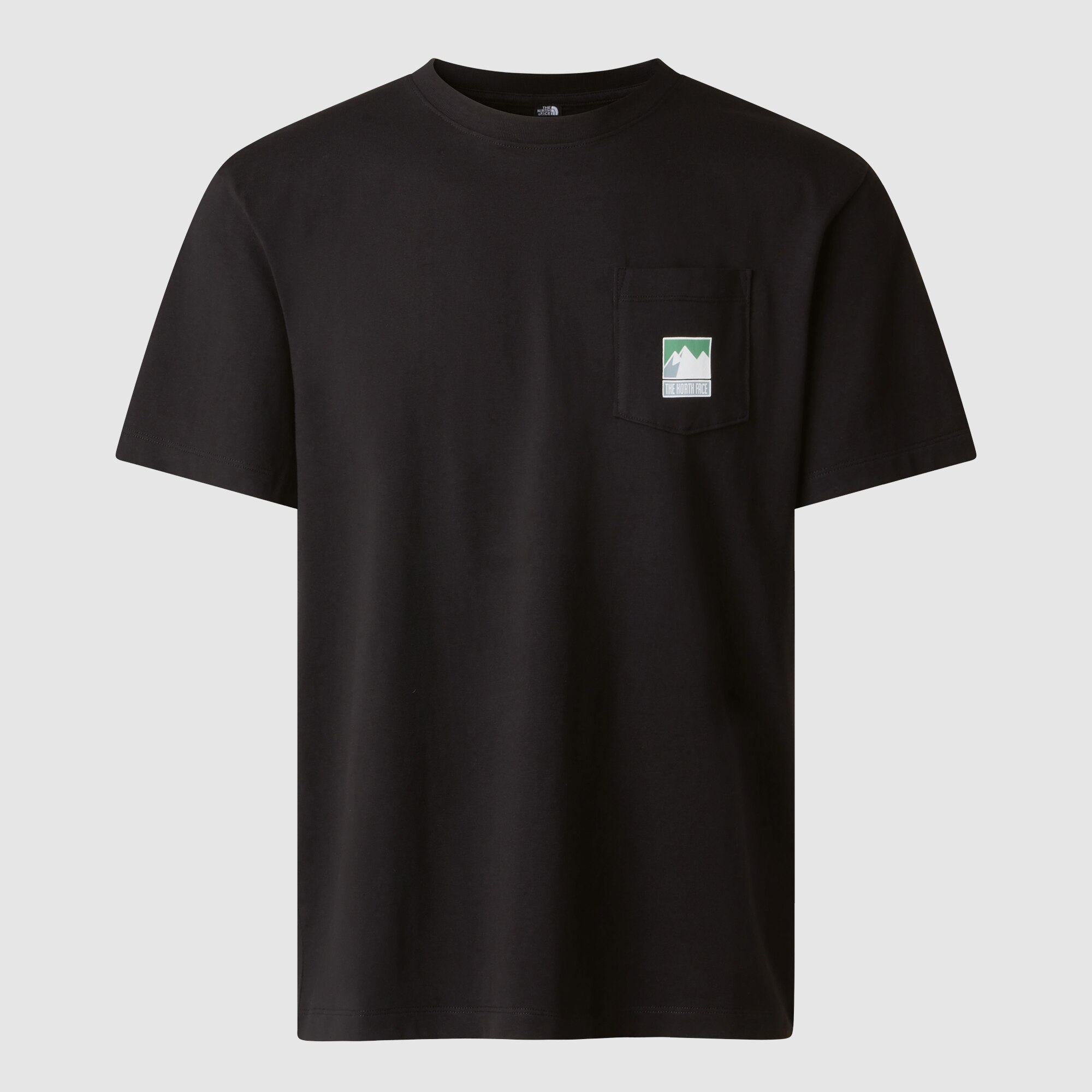 Camiseta holgada con logotipo para hombre Mountain The North Face - Negro Negro-7