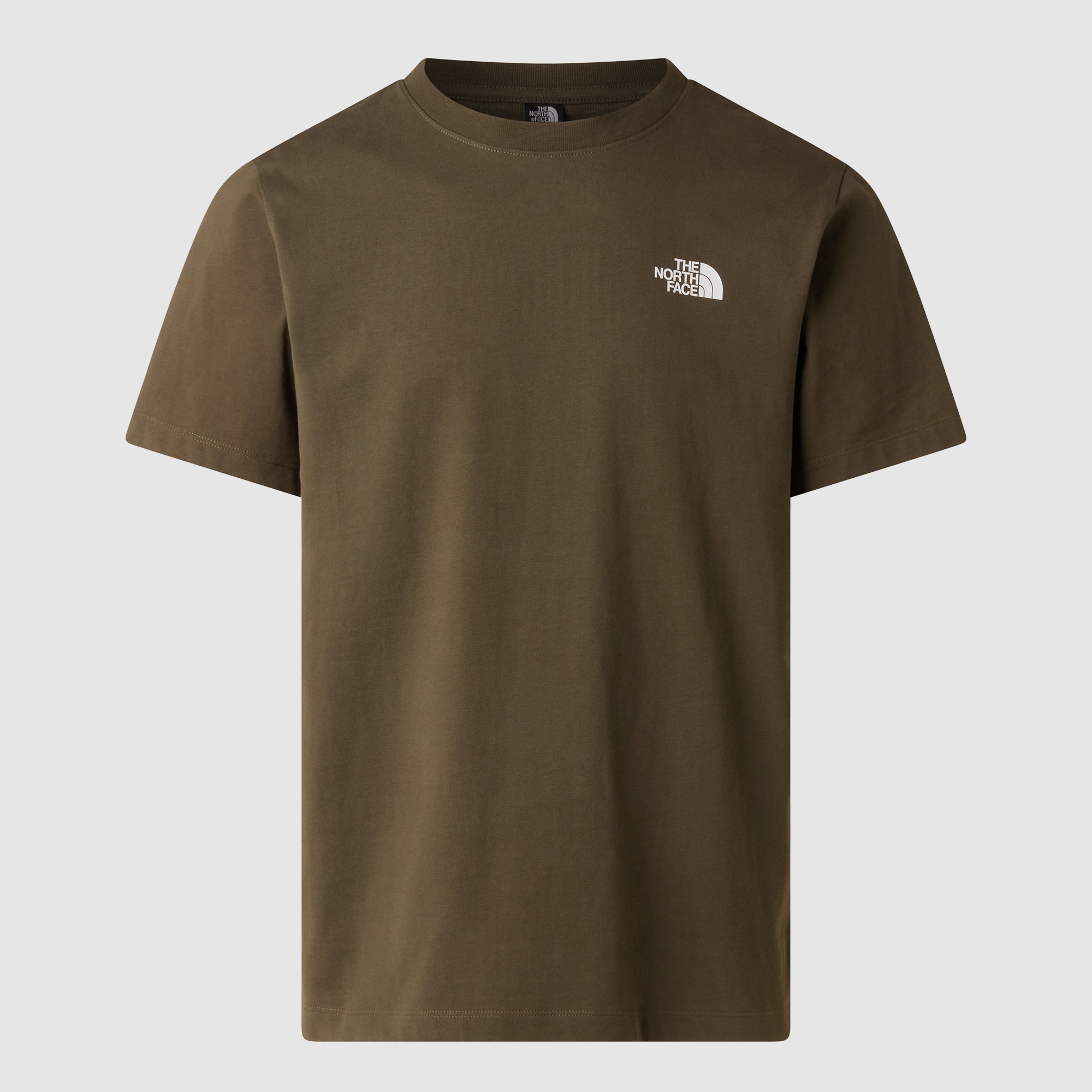 Camiseta recta con estampado gráfico para hombre North Faces The North Face - Verde Verde-5