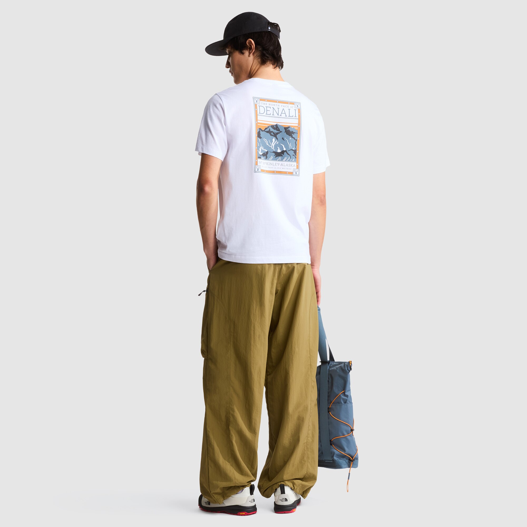 Camiseta recta con estampado gráfico para hombre North Faces The North Face - Blanco Blanco-2