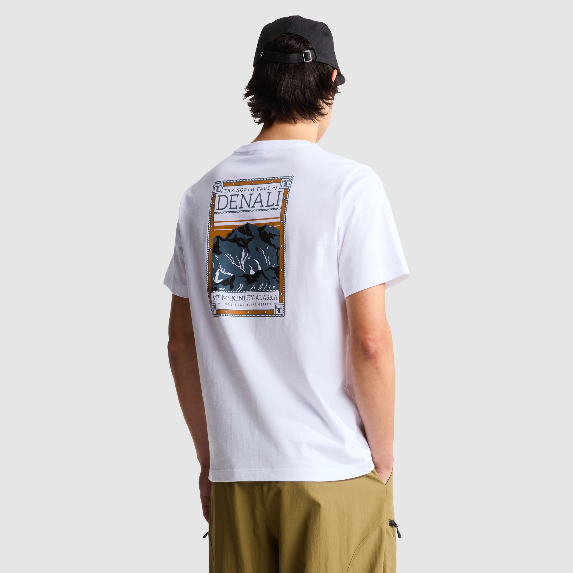 Camiseta recta con estampado gráfico para hombre North Faces The North Face - Blanco Blanco-3