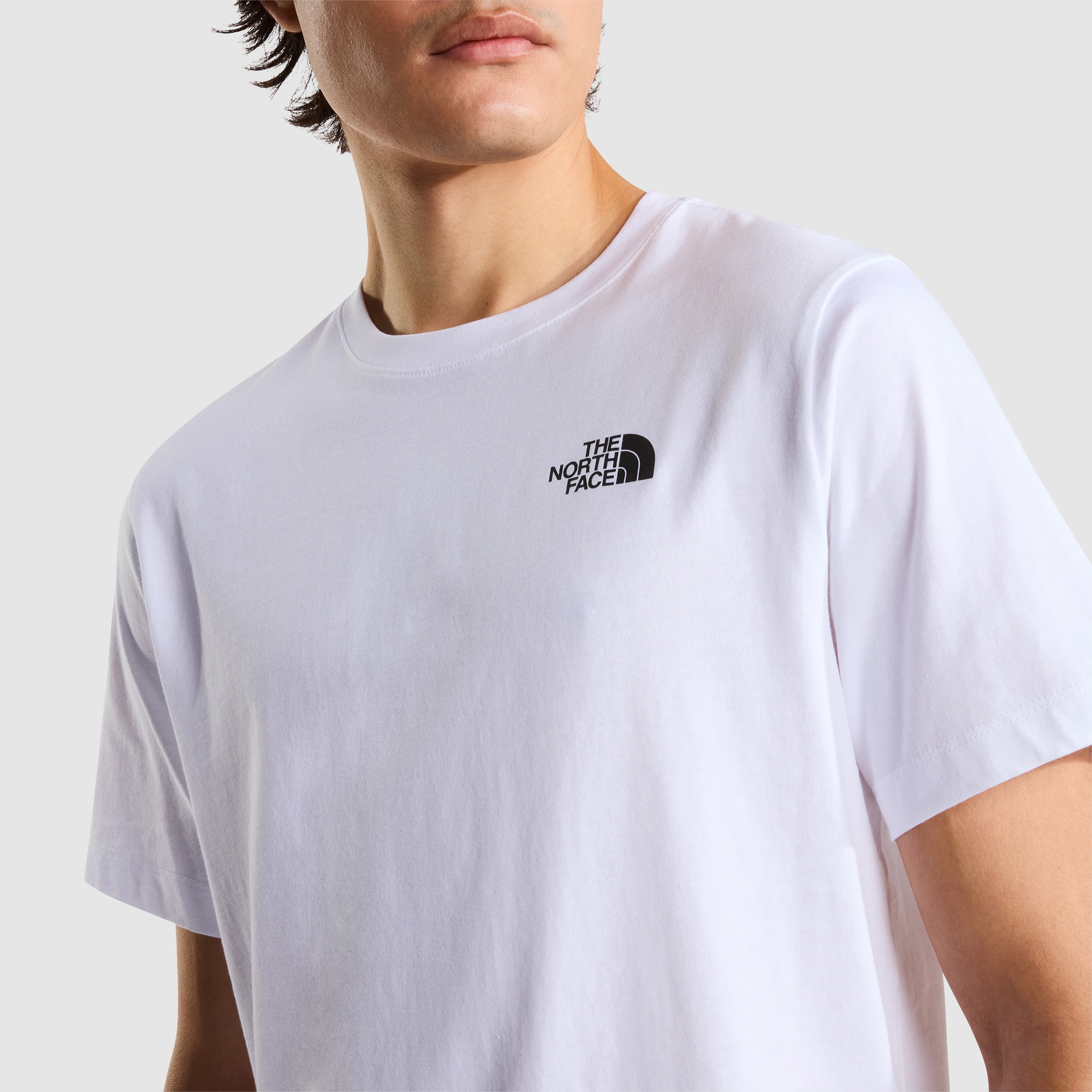 Camiseta recta con estampado gráfico para hombre North Faces The North Face - Blanco Blanco-5