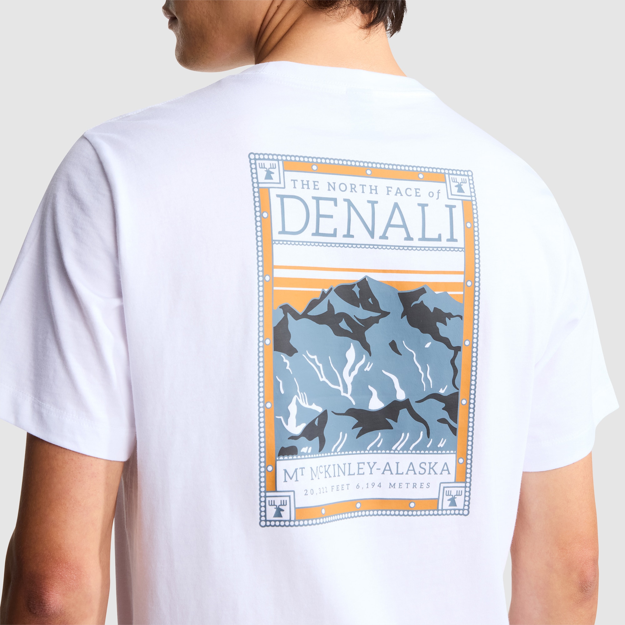 Camiseta recta con estampado gráfico para hombre North Faces The North Face - Blanco Blanco-6