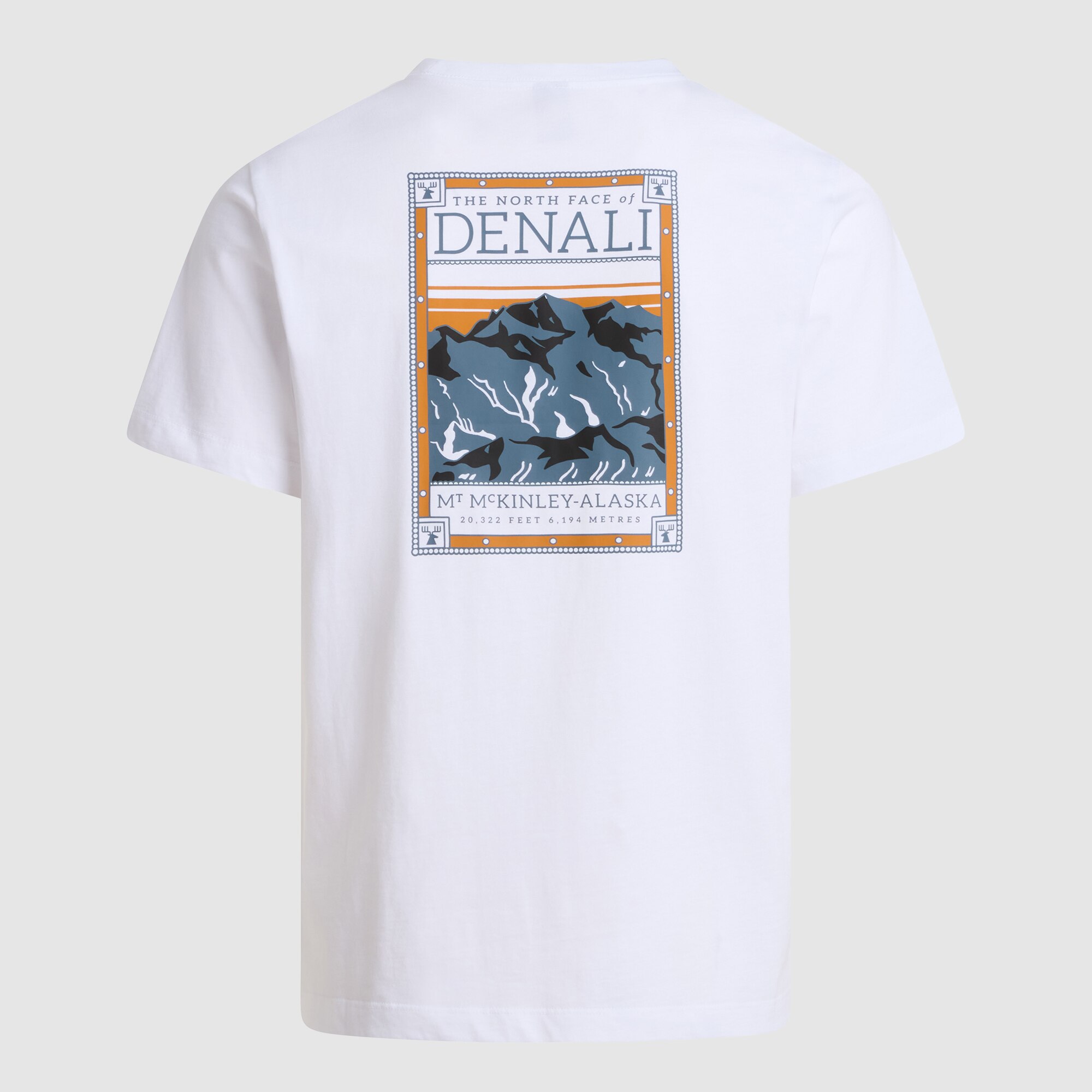Camiseta recta con estampado gráfico para hombre North Faces The North Face - Blanco Blanco-8