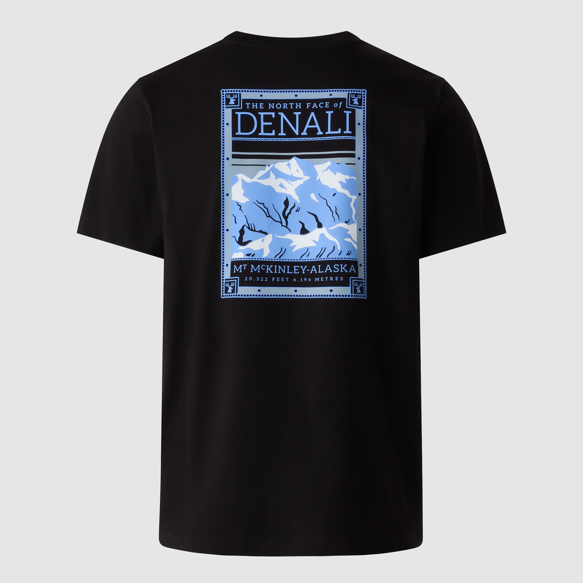 Camiseta recta con estampado gráfico para hombre North Faces The North Face - Negro Negro-2