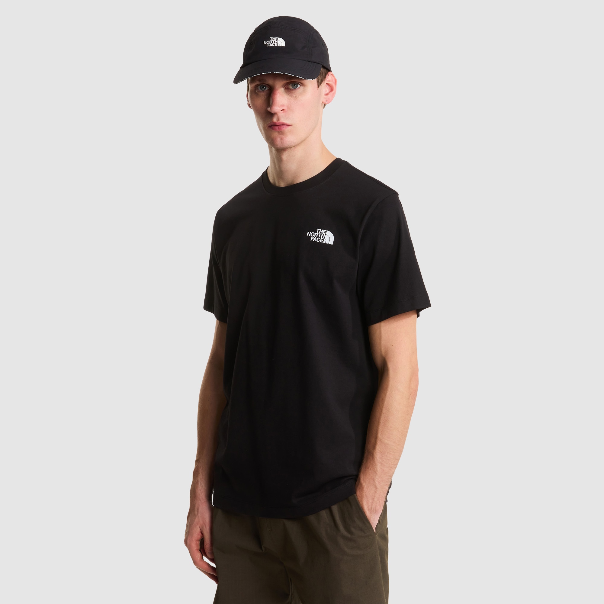 Camiseta recta con estampado gráfico para hombre North Faces The North Face - Negro Negro-3