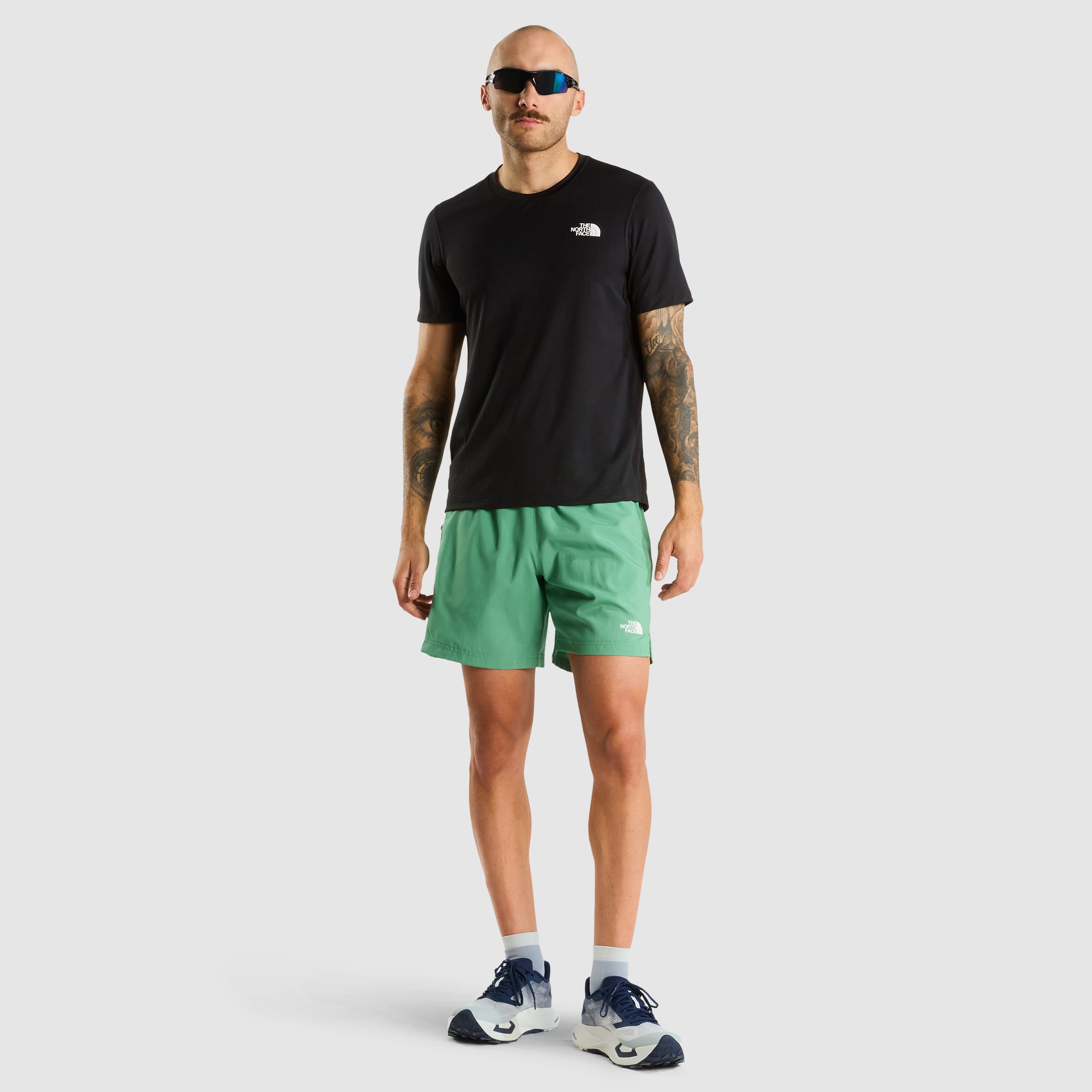 Pantalón corto 24/7 de 18 cm para hombre The North Face - Verde Agua Verde Agua-2