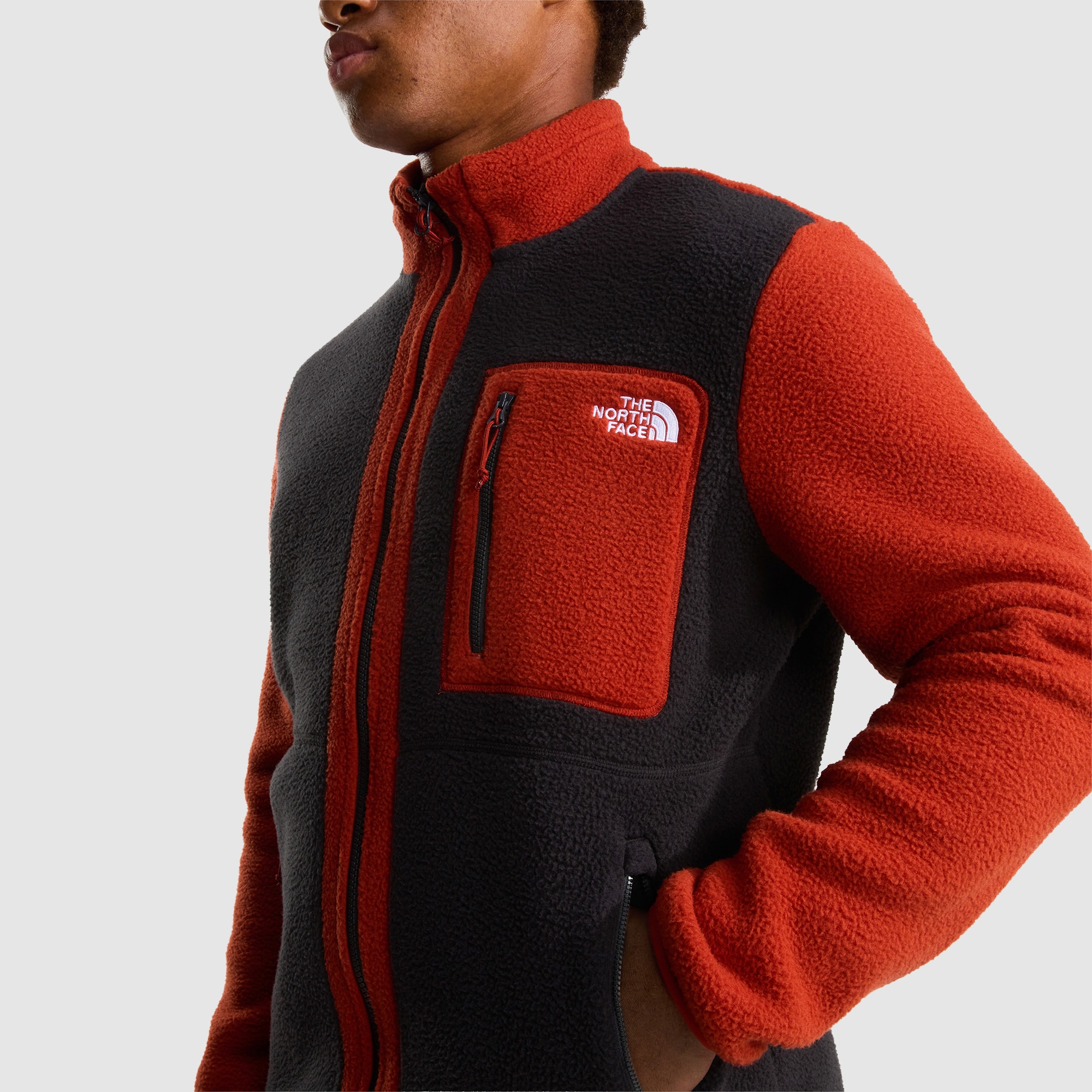 Chaqueta polar para hombre Yumiori The North Face - Negro / Rojo Negro / Rojo-4