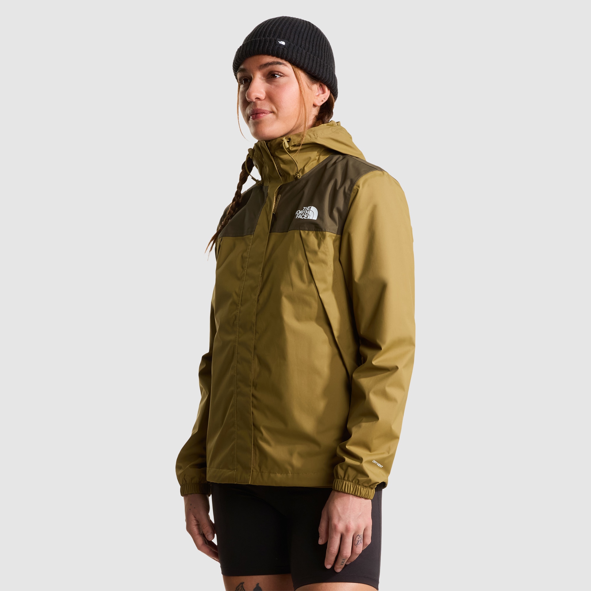 Chaqueta impermeable para mujer Antora The North Face - Verde Marrón-1