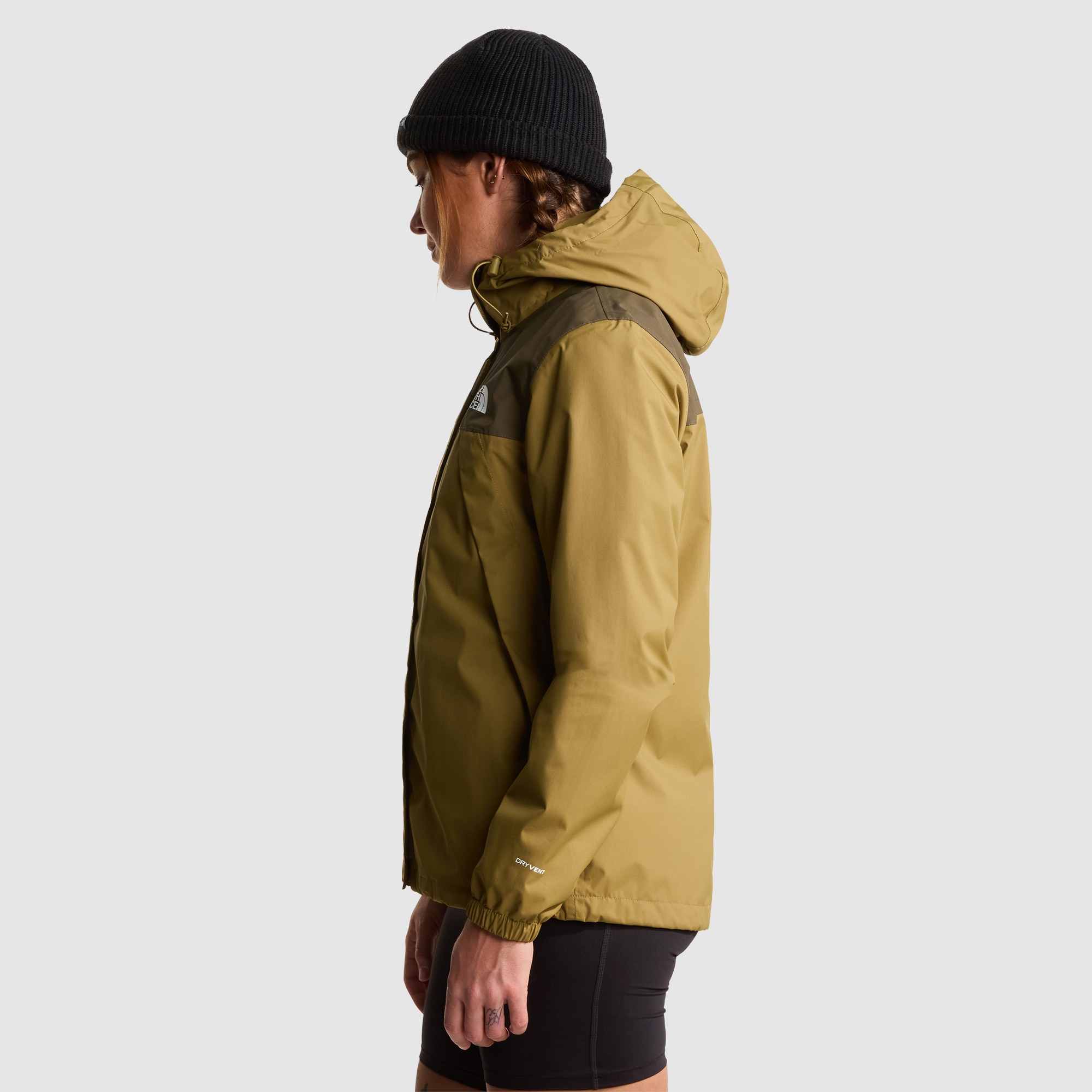 Chaqueta impermeable para mujer Antora The North Face - Verde Marrón-4