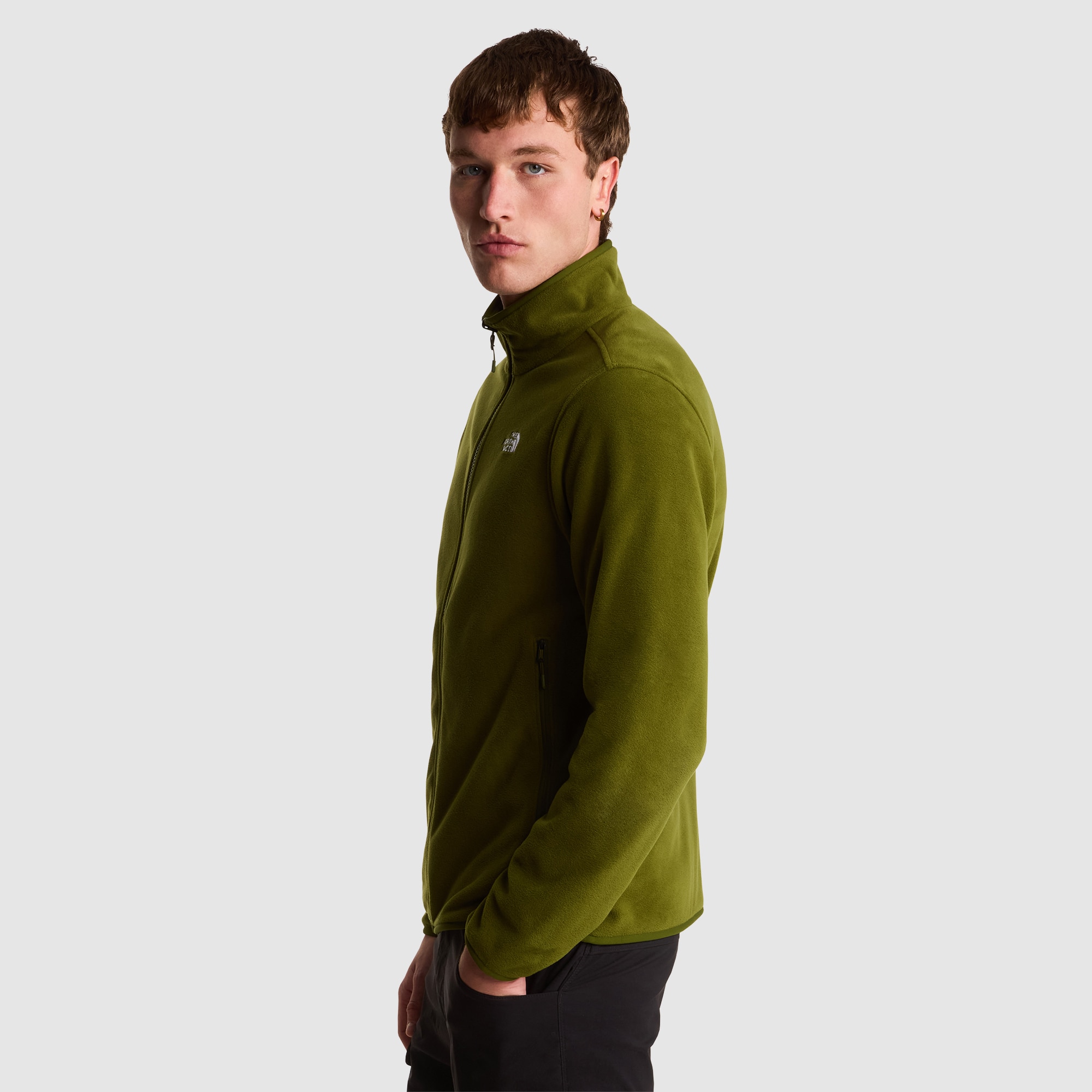 Forro polar con cremallera integral de hombre Glacier The North Face - Verde Verde-3
