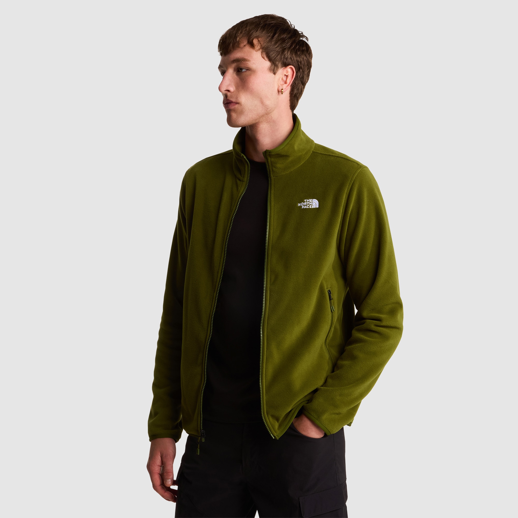 Forro polar con cremallera integral de hombre Glacier The North Face - Verde Verde-5