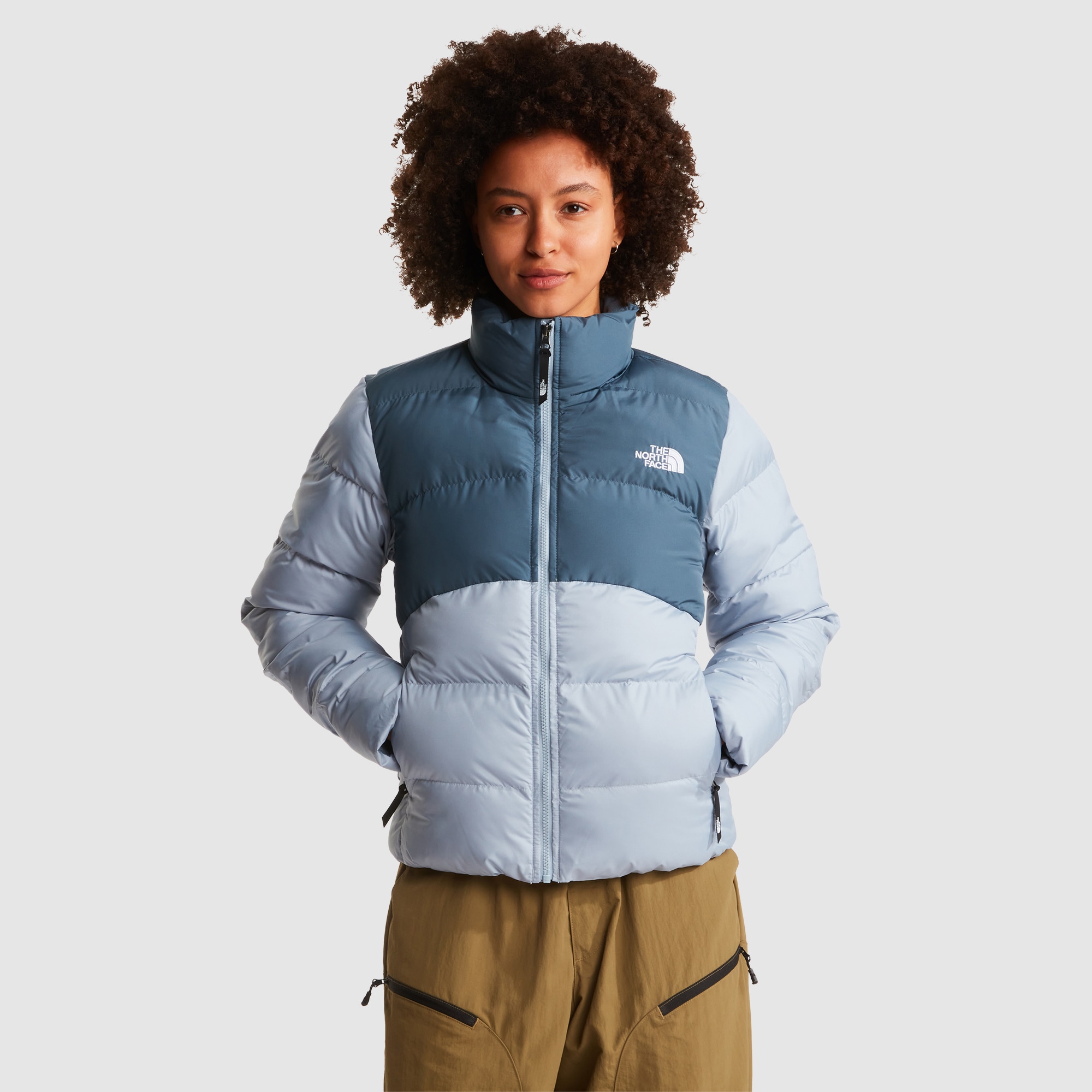 Imagen 0 de Chaqueta para mujer Saikuru The North Face Azul / Gris