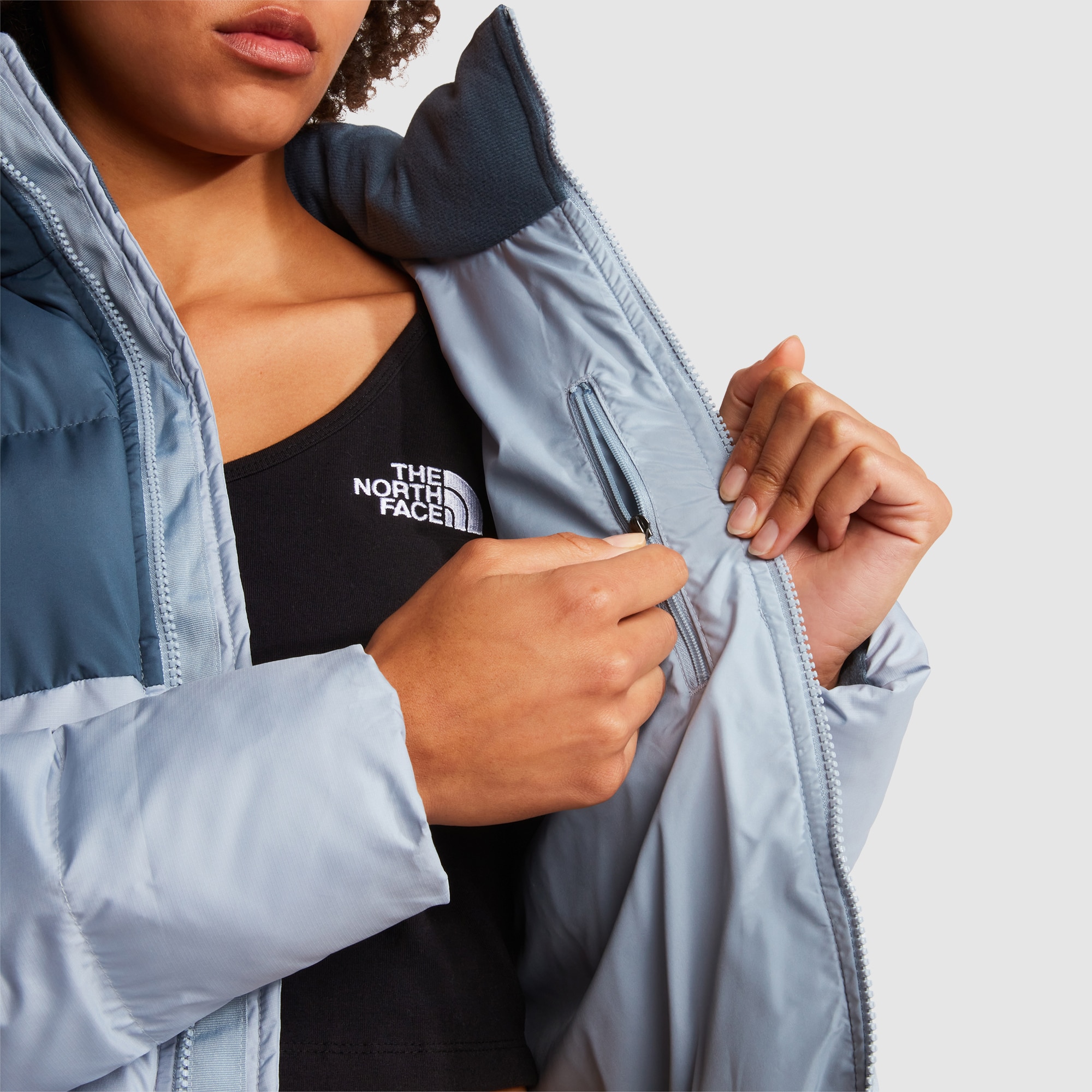 Chaqueta para mujer Saikuru The North Face - Azul / Gris Azul / Gris-9