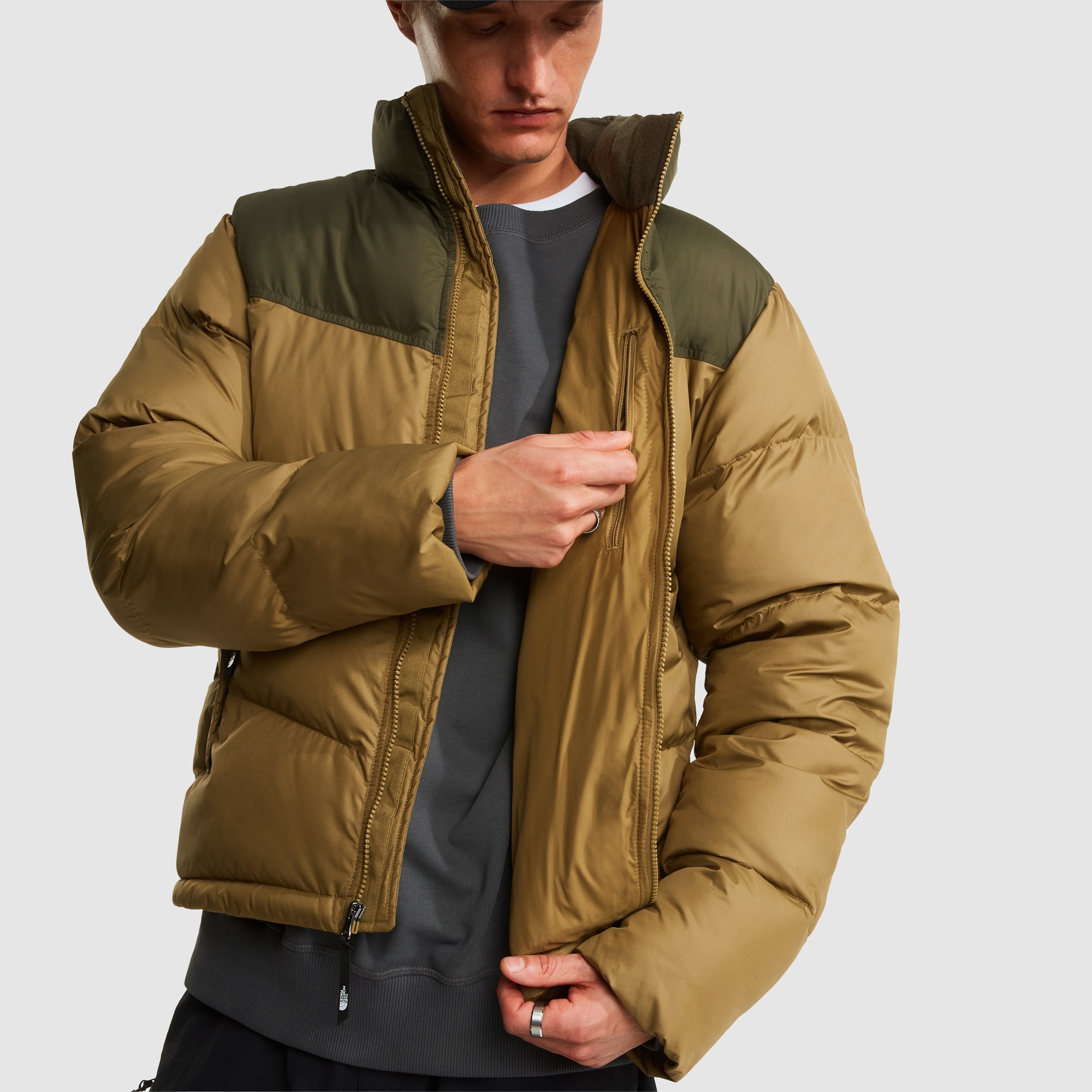 Chaqueta para hombre Saikuru The North Face - Beige Verde pardo-9