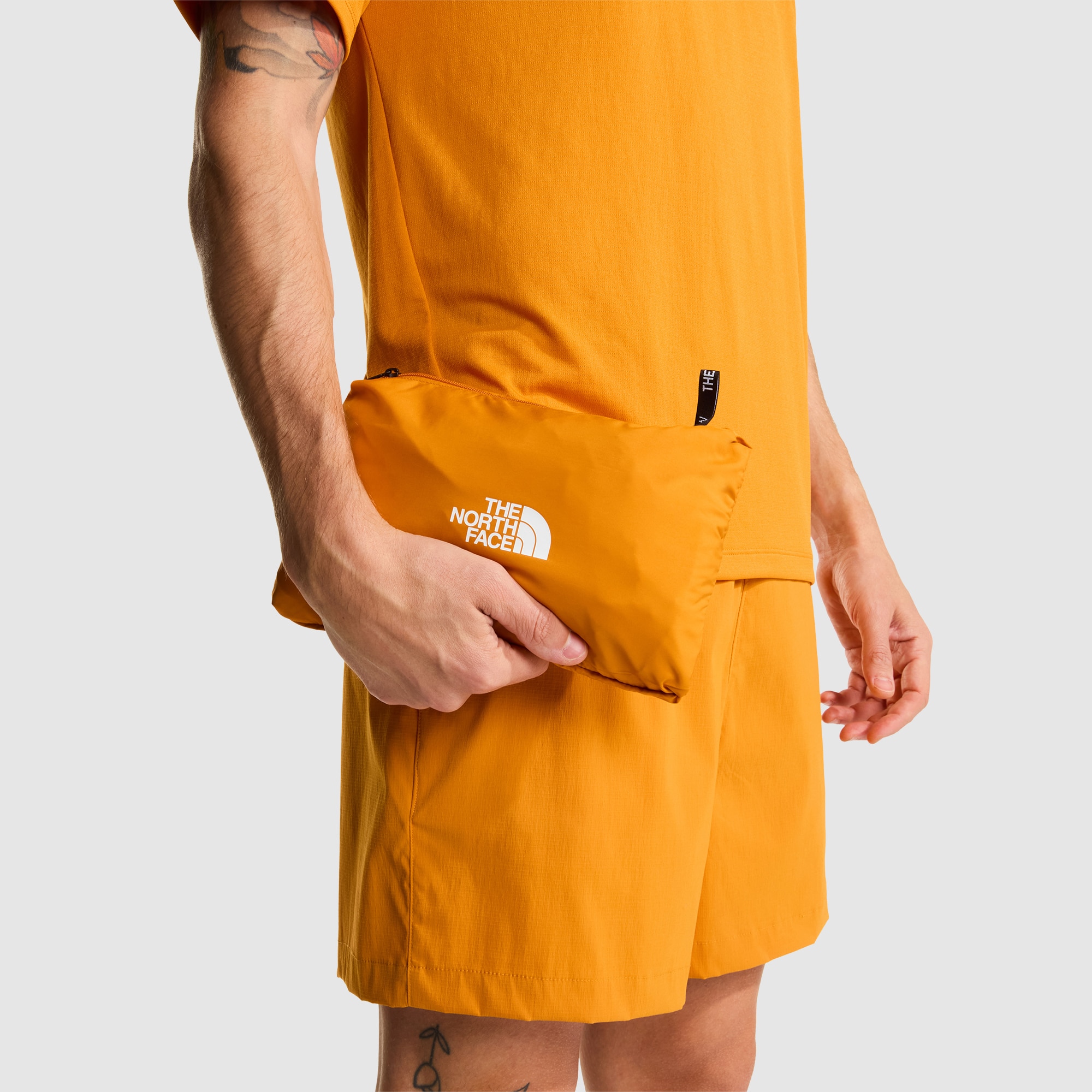 Imagen 8 de Chaqueta cortavientos para hombre Cyclone The North Face - Naranja Naranja