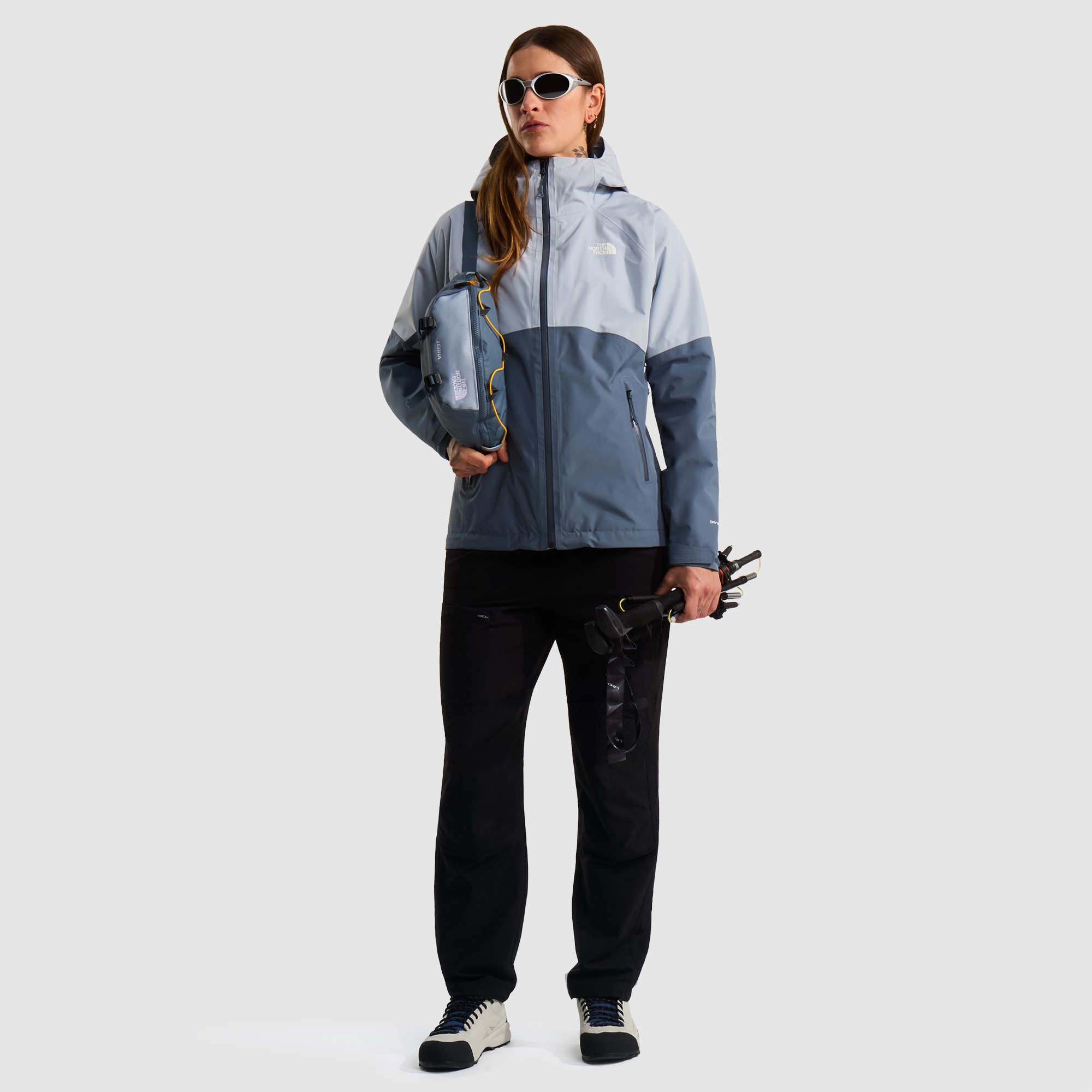 Chaqueta Zip-In para mujer Diablo Dynamic The North Face - Azul claro / Azul marino Azul claro / Azul marino-4