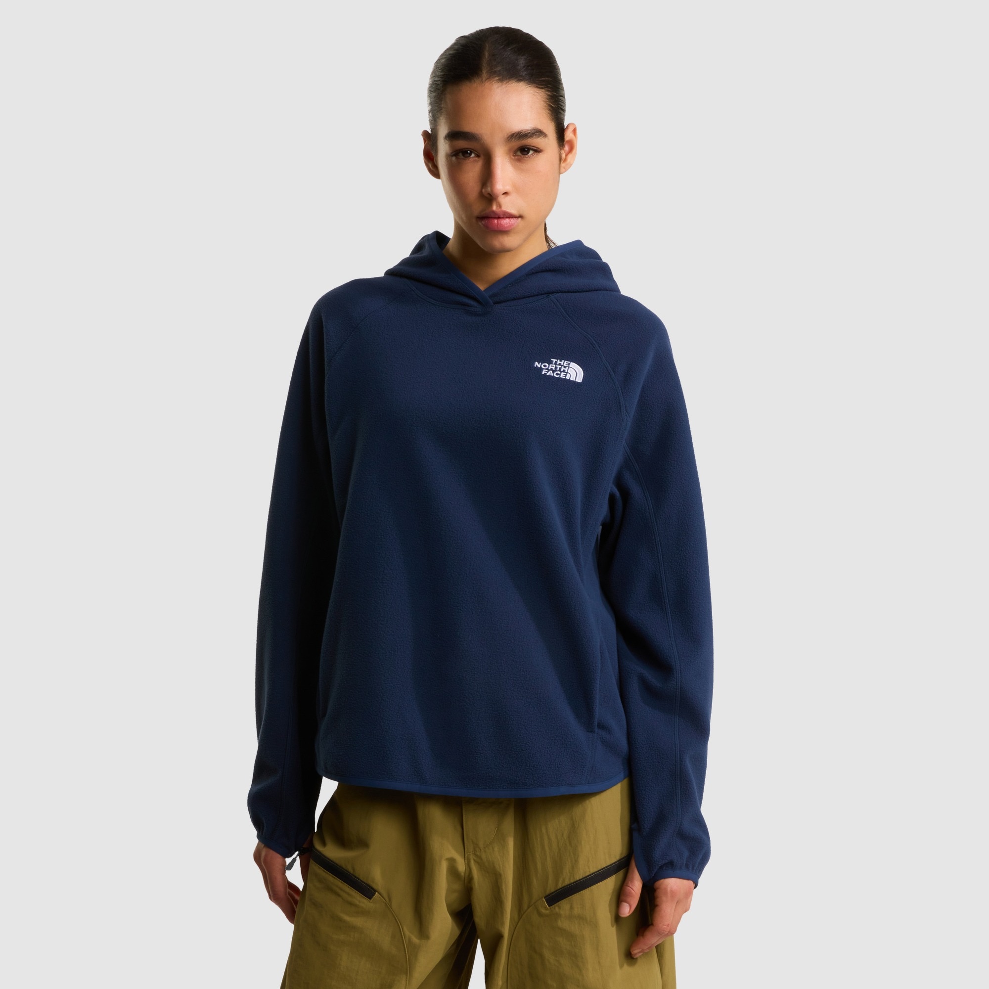 Imagen 1 de Forro polar con capucha para mujer Oxara The North Face Azul marino