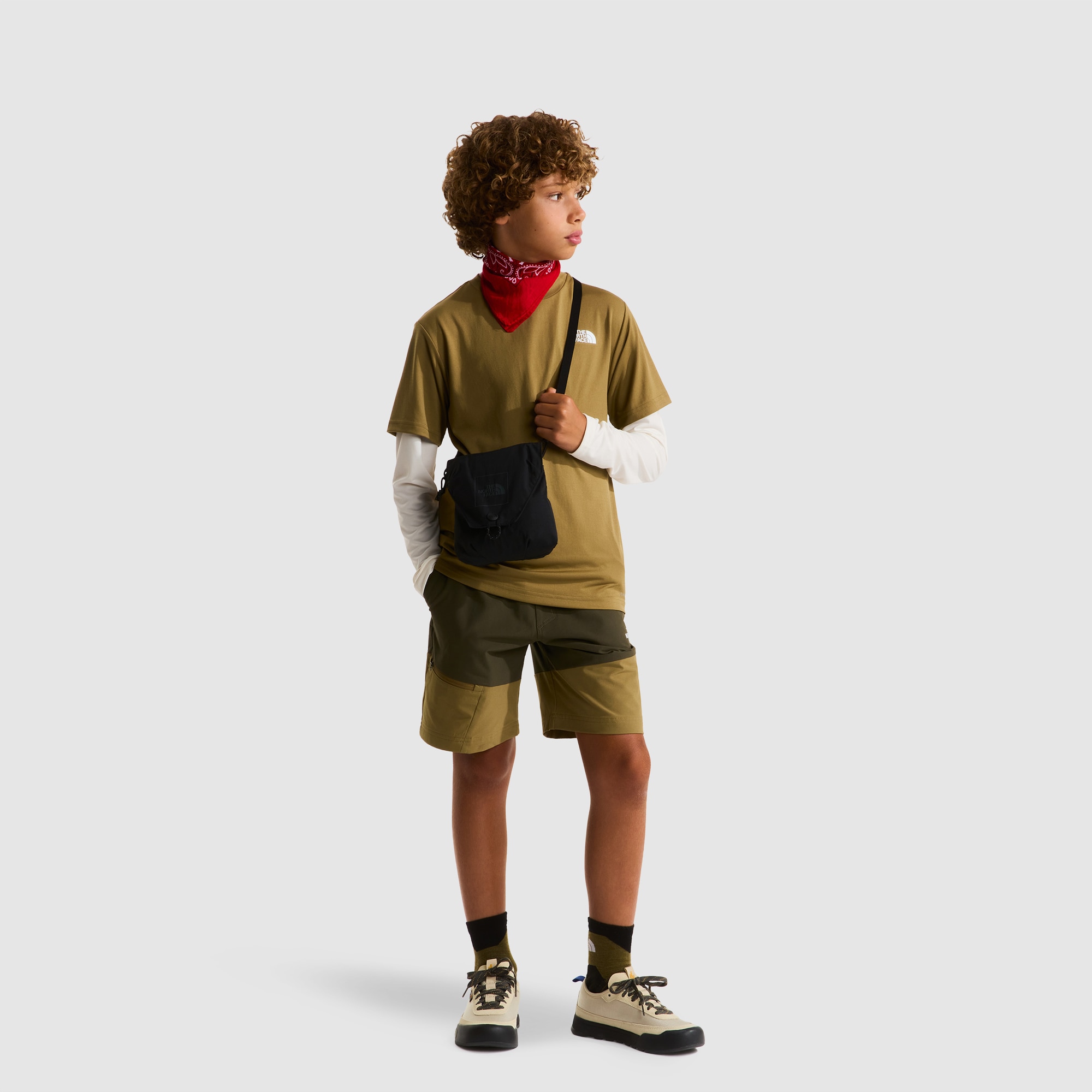 Camiseta 24/7 de niños The North Face - Marrón Marrón-2