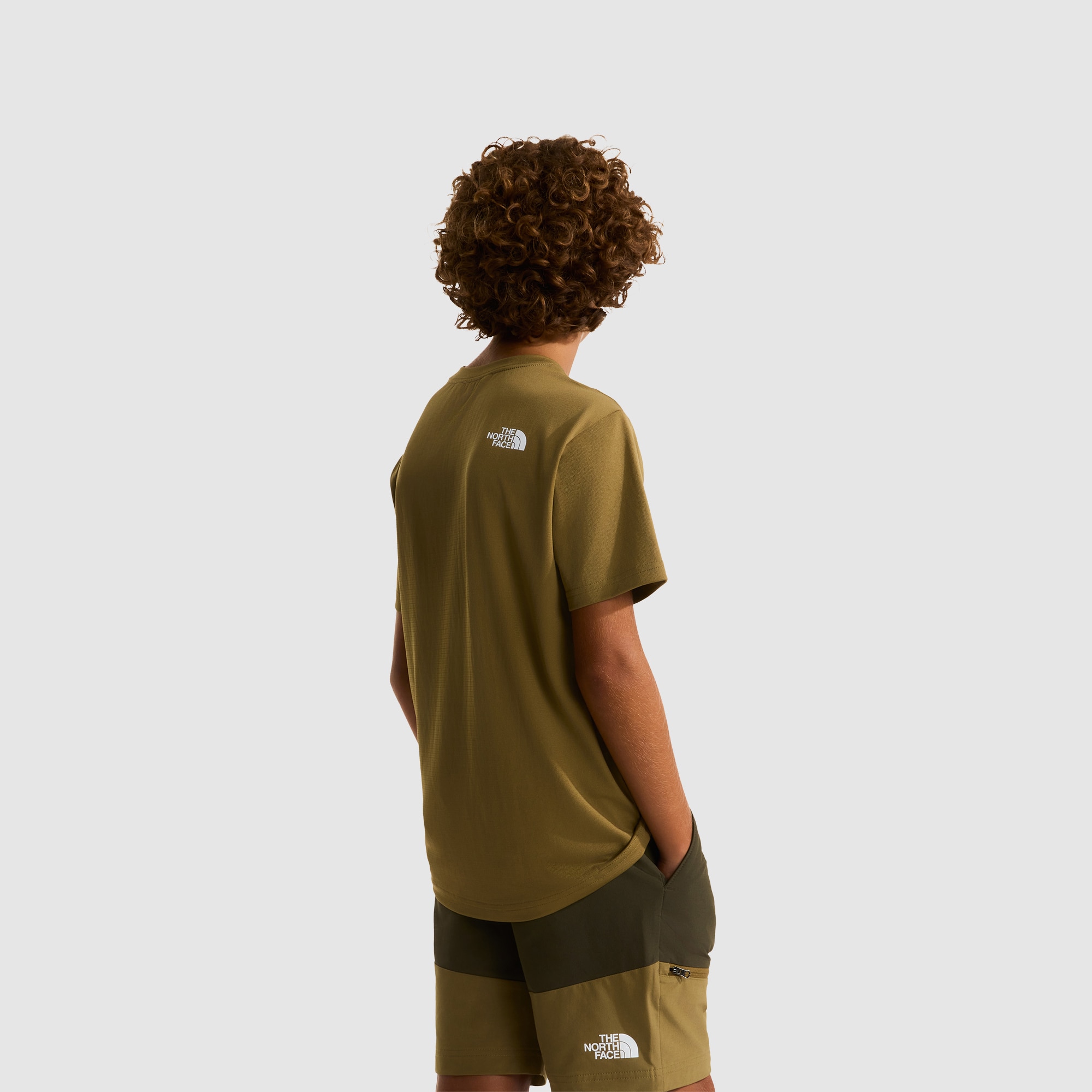 Camiseta 24/7 de niños The North Face - Marrón Marrón-3