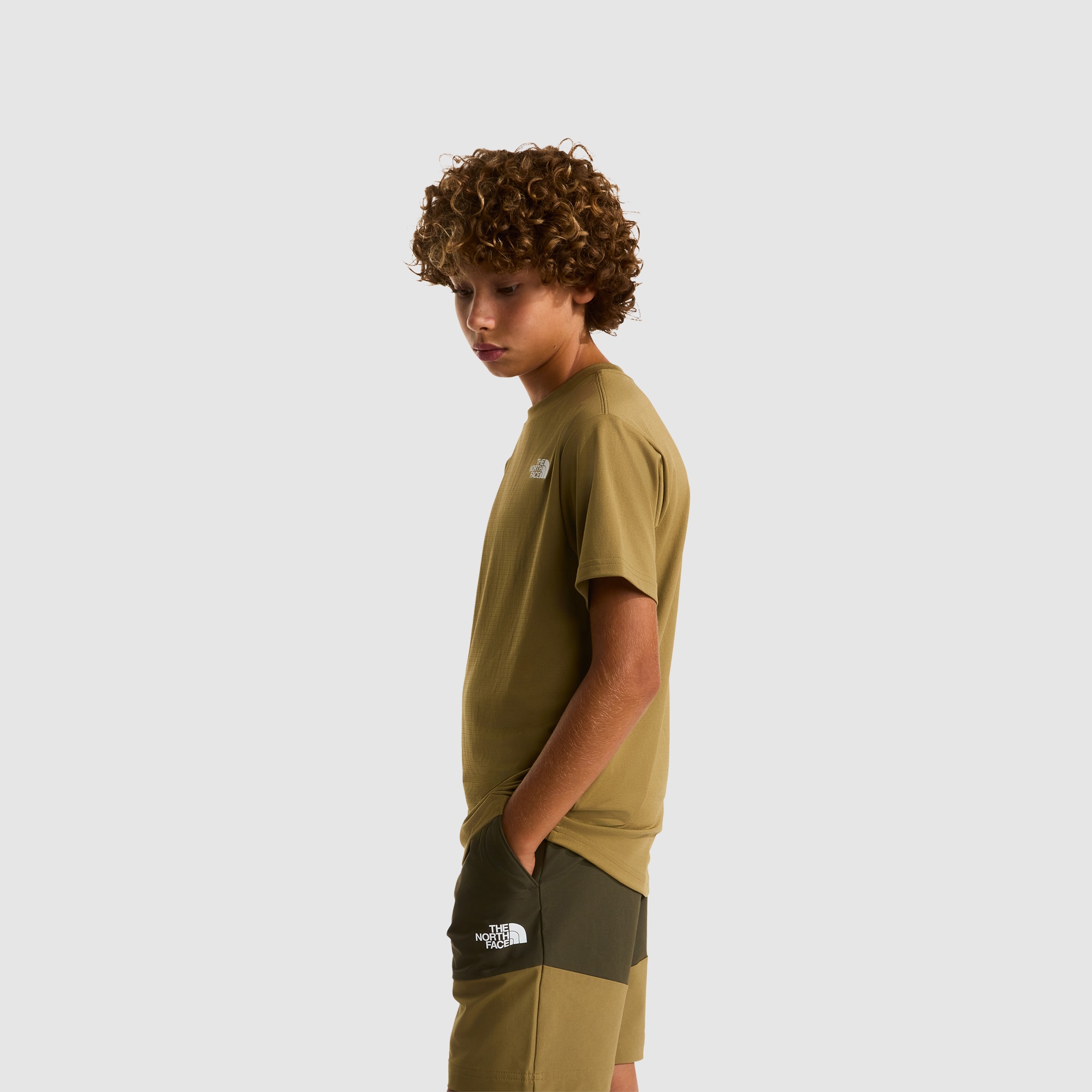 Camiseta 24/7 de niños The North Face - Marrón Marrón-4