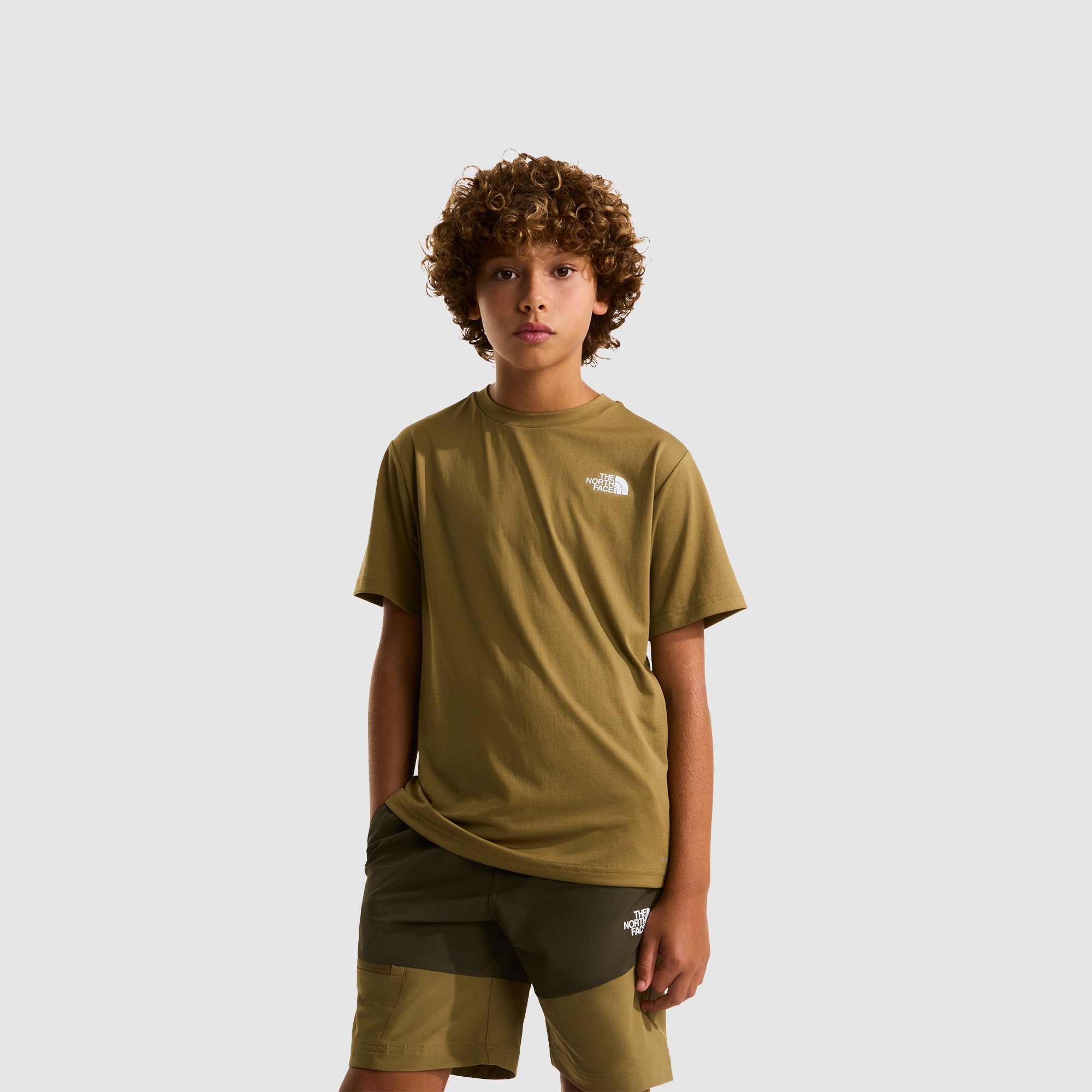 Imagen 0 de Camiseta 24/7 de niños The North Face Marrón