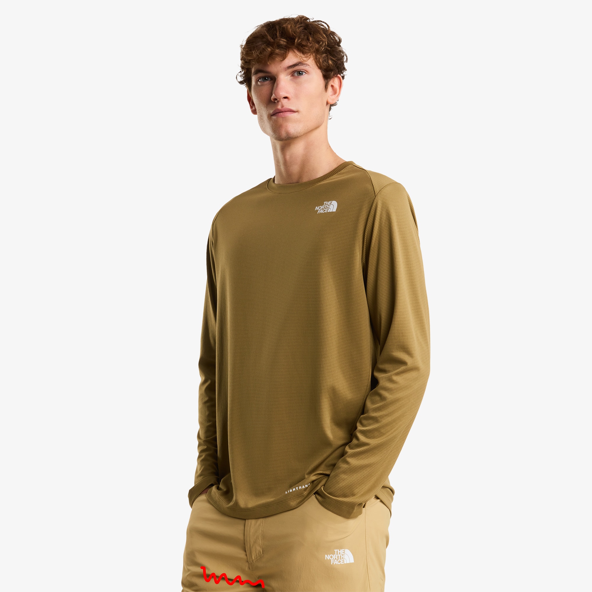 Camiseta de manga larga para hombre Shadow The North Face - Marrón Marrón-1