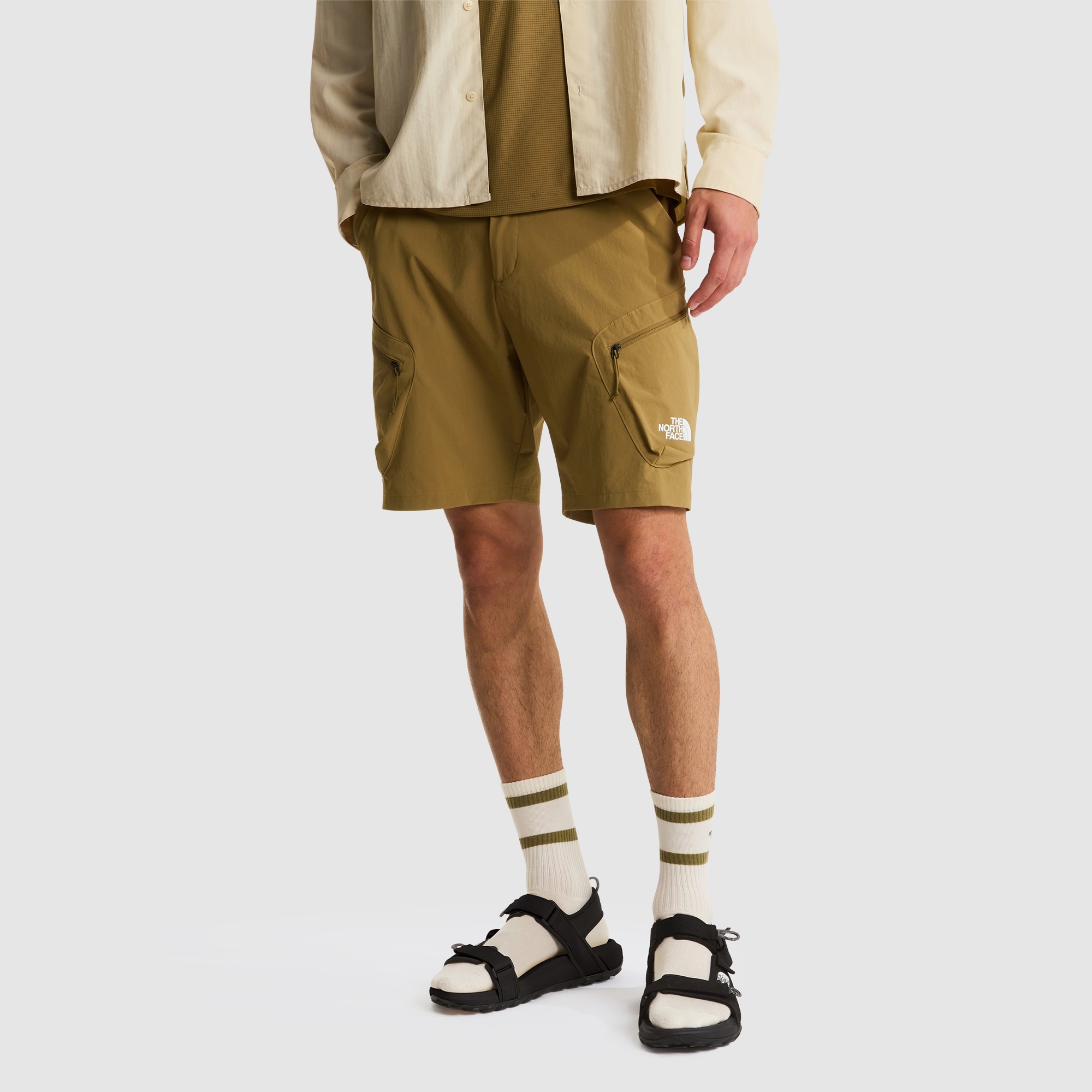 Pantalón corto plegable para hombre The North Face - Marrón Marrón-1
