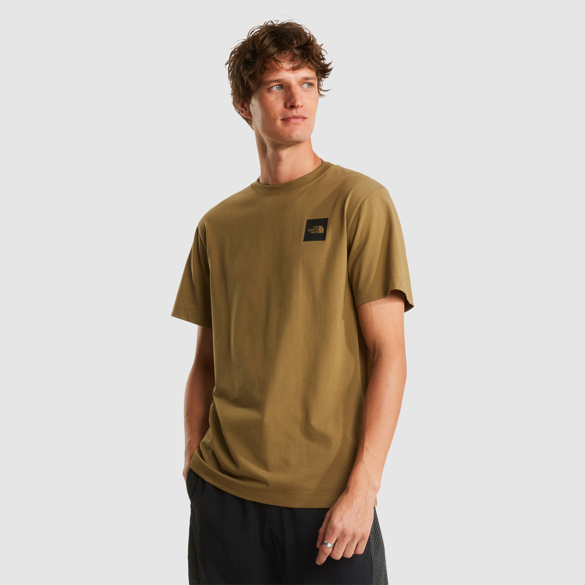 Camiseta recta para hombre Box Half Dome Evolution The North Face - Azul / Gris Marrón-1
