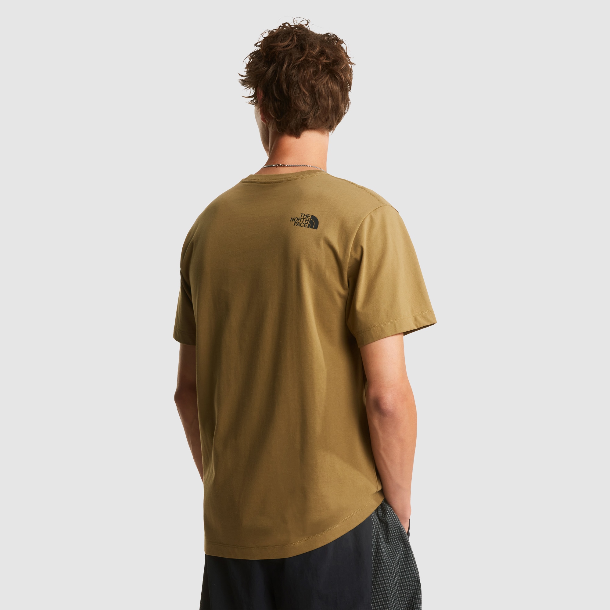 Camiseta recta para hombre Box Half Dome Evolution The North Face - Azul / Gris Marrón-4