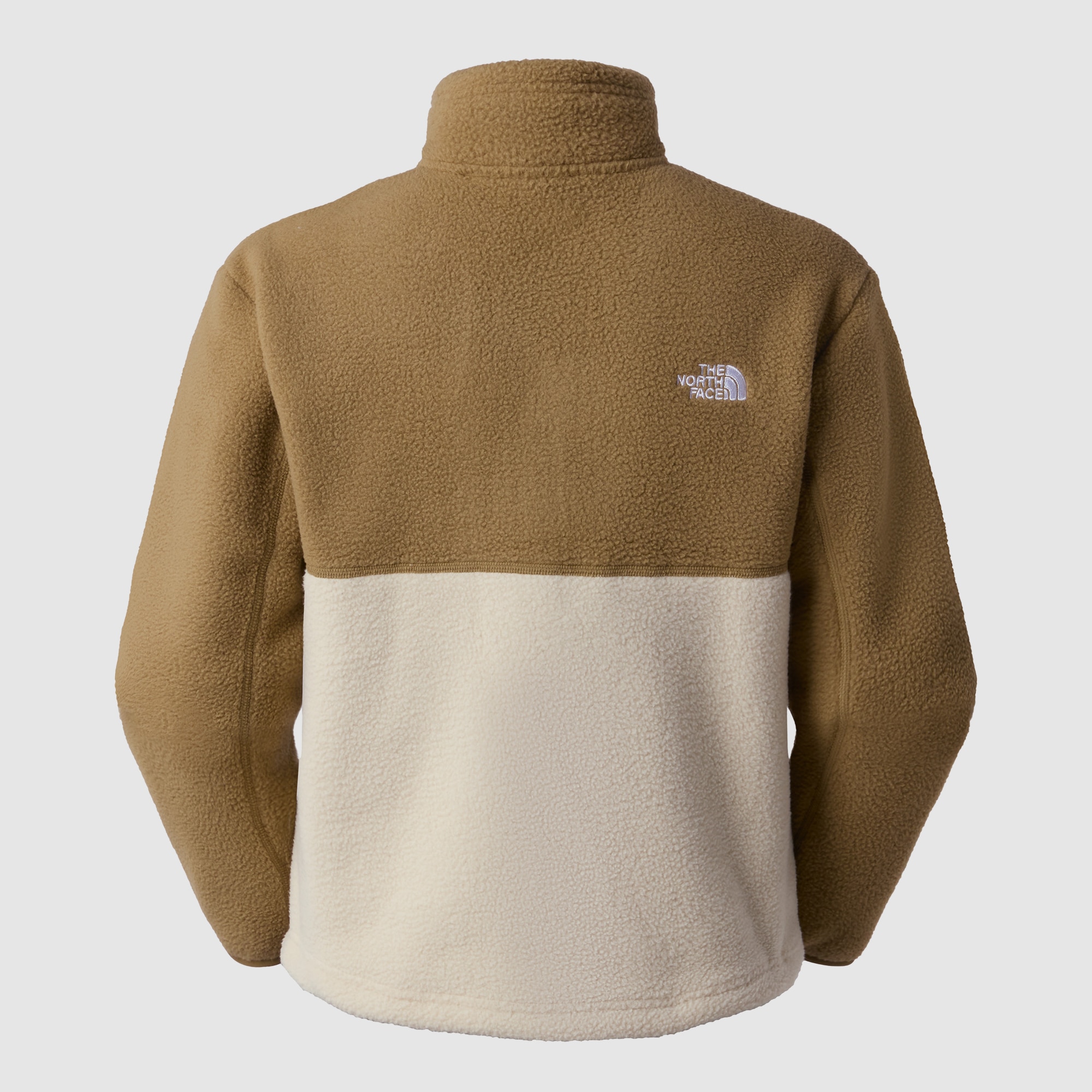 Forro polar con cremallera de 1/4 para mujer Yumiori The North Face - Beige / Blanco Beige-8